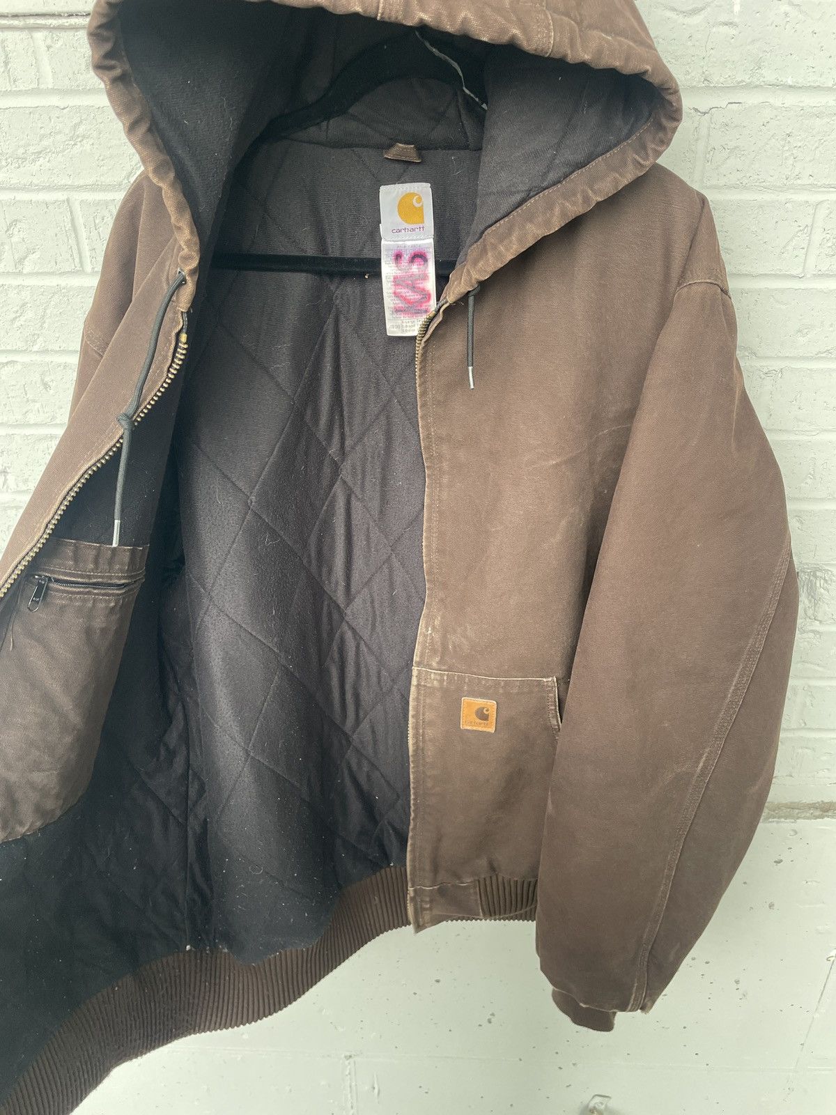 Carhartt Carhartt j130 DKB Hooded Jacket Size US XL / EU 56 / 4 - 6 Thumbnail