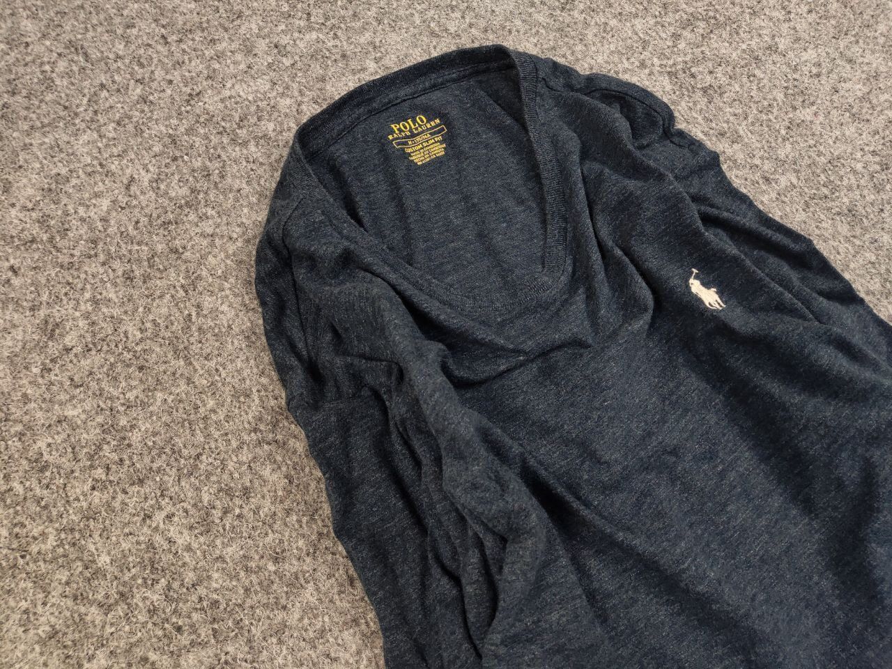 Polo Ralph Lauren Polo Ralph Lauren light long sleeve Dark Blue logo t shirt Size US M / EU 48-50 / 2 - 7 Thumbnail