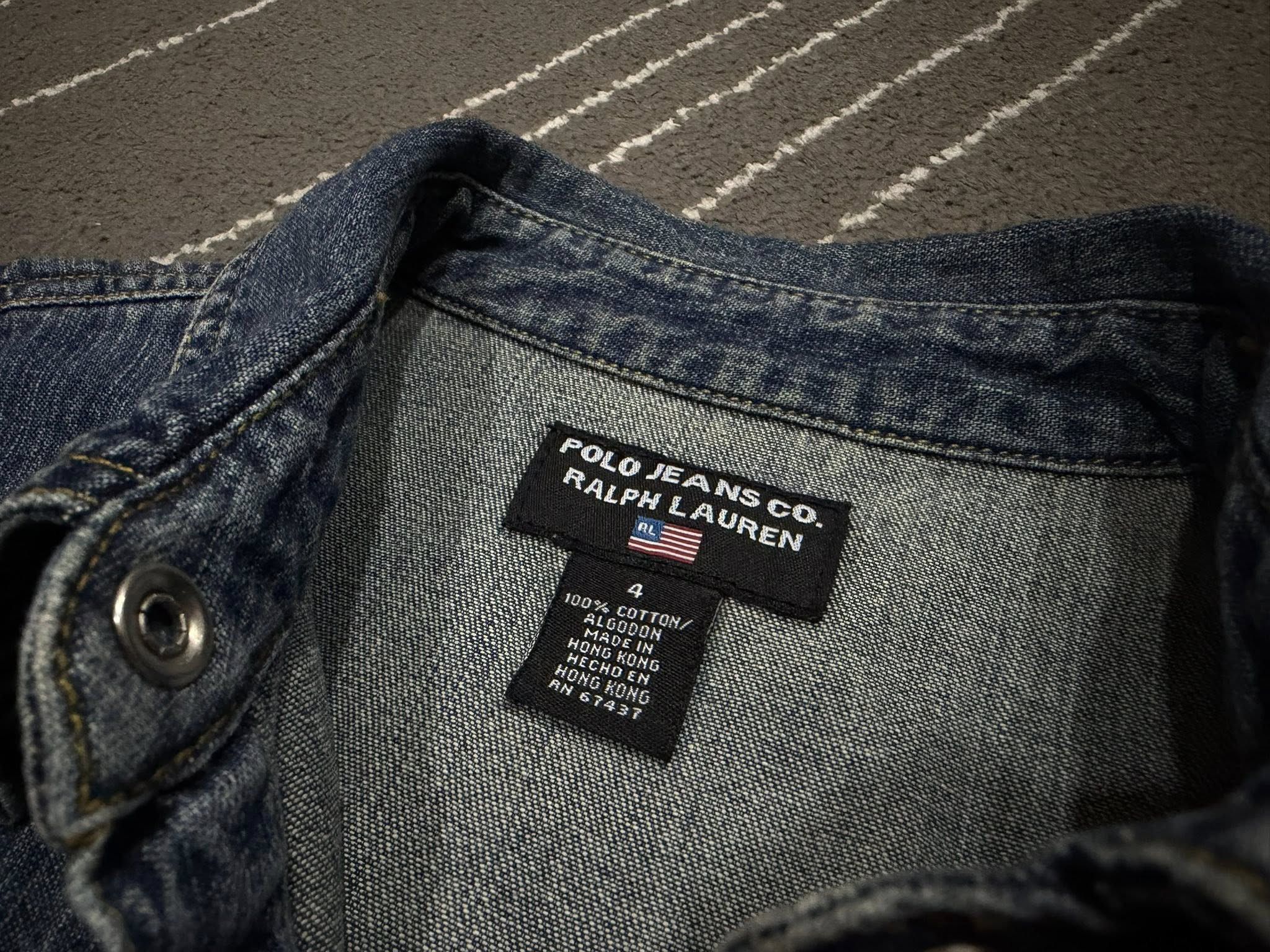 Polo Ralph Lauren POLO JEANS CO RALPH LAUREN denim dress XS 2249 Size XS / US 0-2 / IT 36-38 - 3 Thumbnail