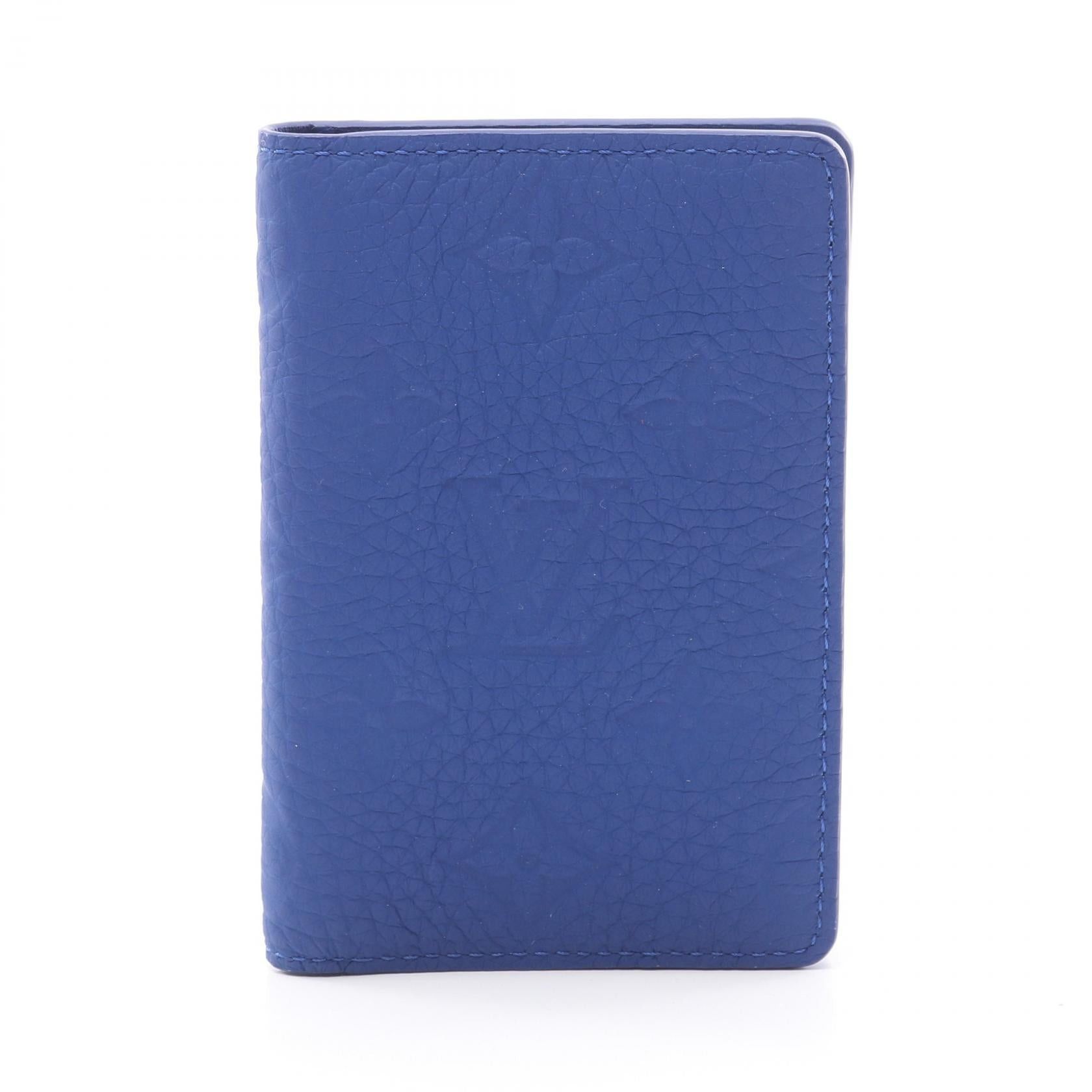 Louis Vuitton Louis Vuitton Organizer De Posh Taurillon Monogram Neon Blue Card Case Leather Size ONE SIZE - 1 Thumbnail