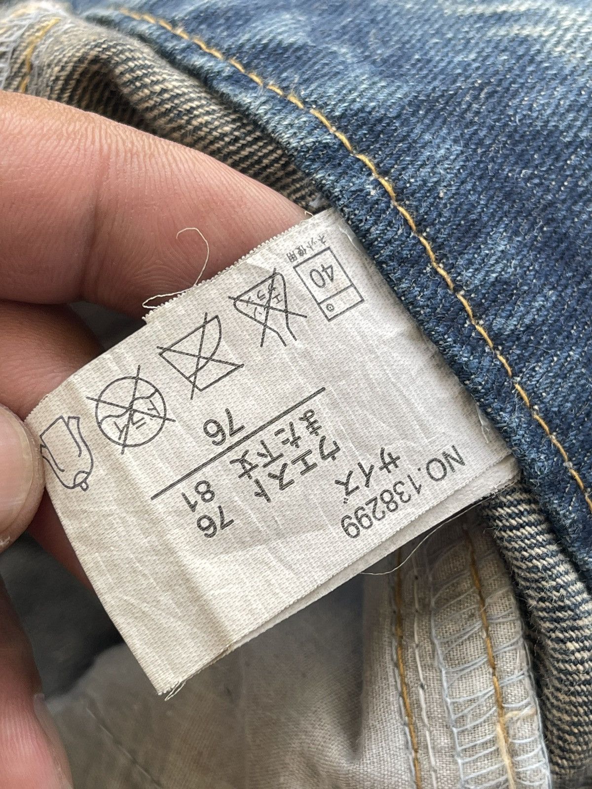 Japanese Brand × Vintage Vintage Original Jeans denim Pants Size 32" / US 10 / IT 46 - 14 Thumbnail