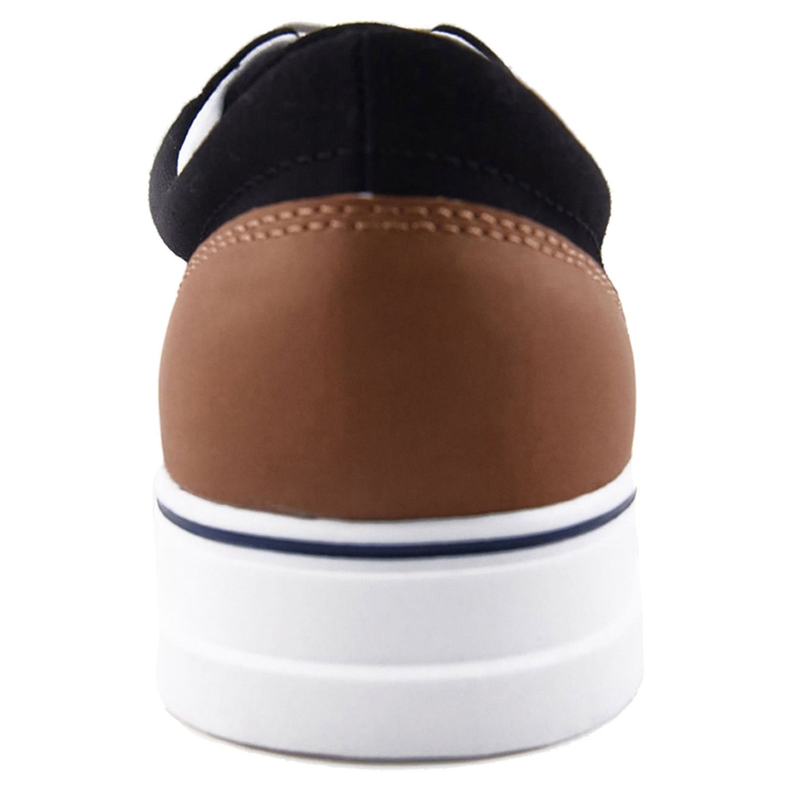 Chaps Chap's Men's Sz 7.5 Canvas Lace-up Fashion Sneaker Black NEW Size US 7 / EU 40 - 4 Thumbnail