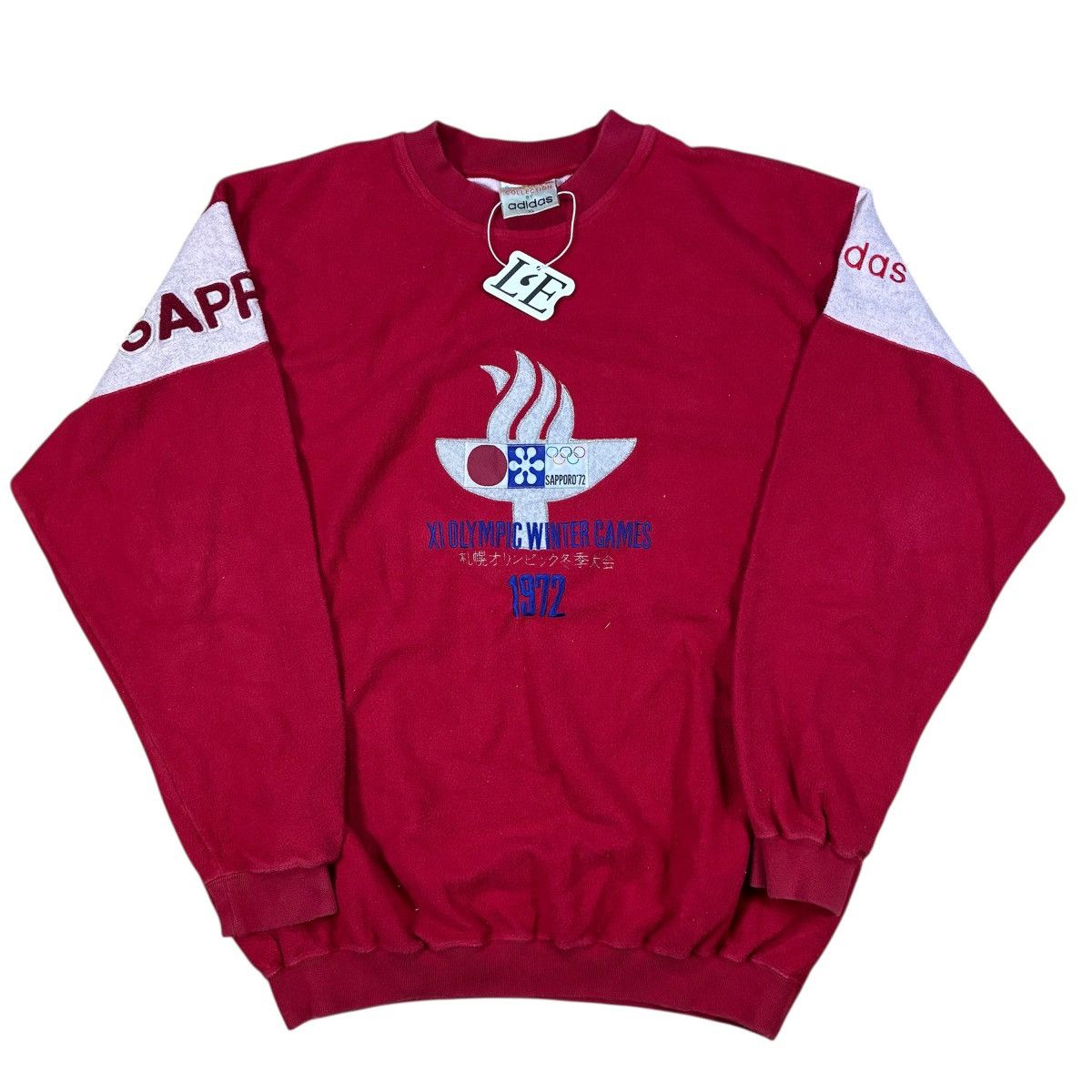 Adidas Mens Vintage Sweatshirt Fleece Adidas Olympic Games Size L Size US L / EU 52-54 / 3 - 1 Thumbnail