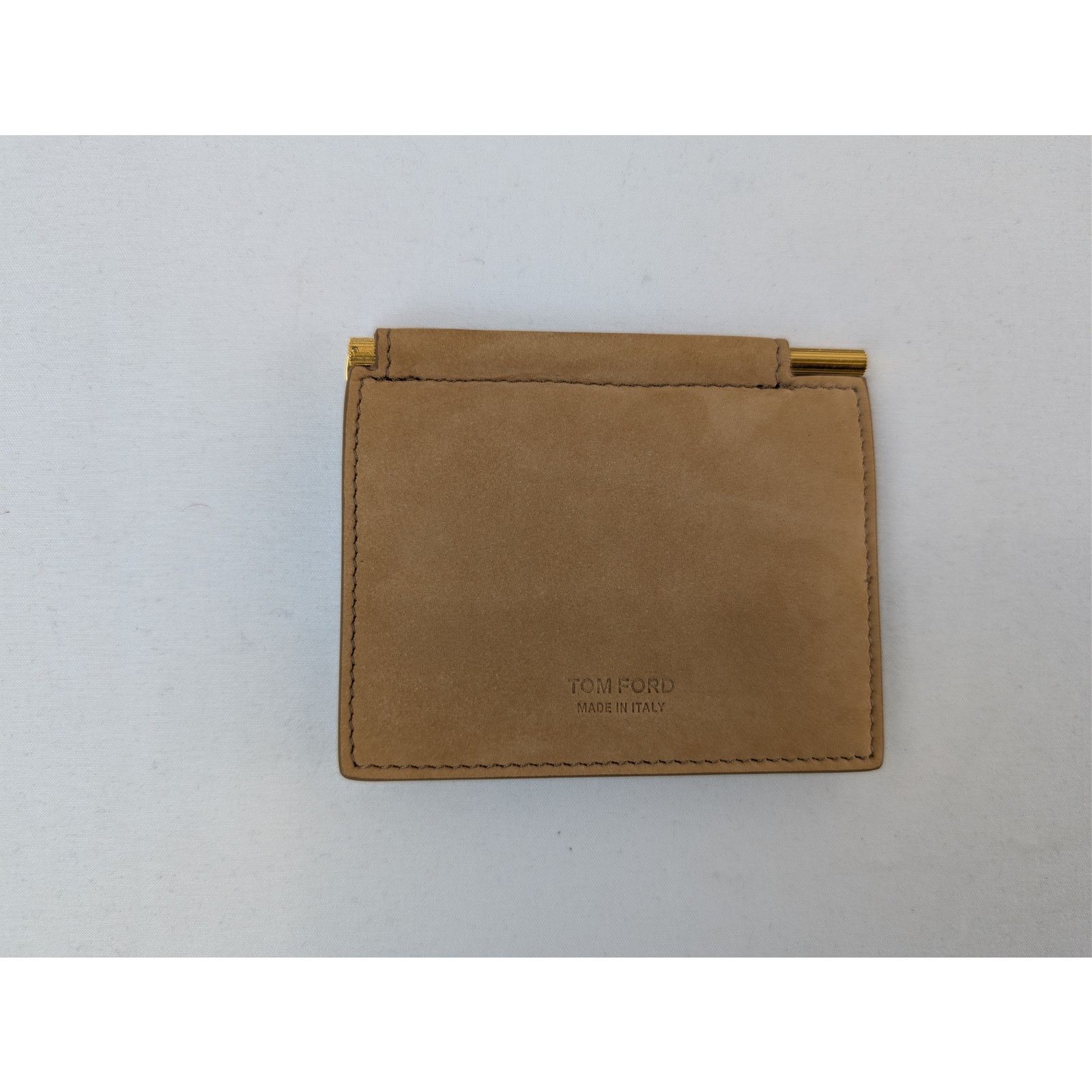 Tom Ford o1rshd1 Size:OS / Embossed Leather Card Holder /Wallet Brown Size ONE SIZE - 1 Thumbnail