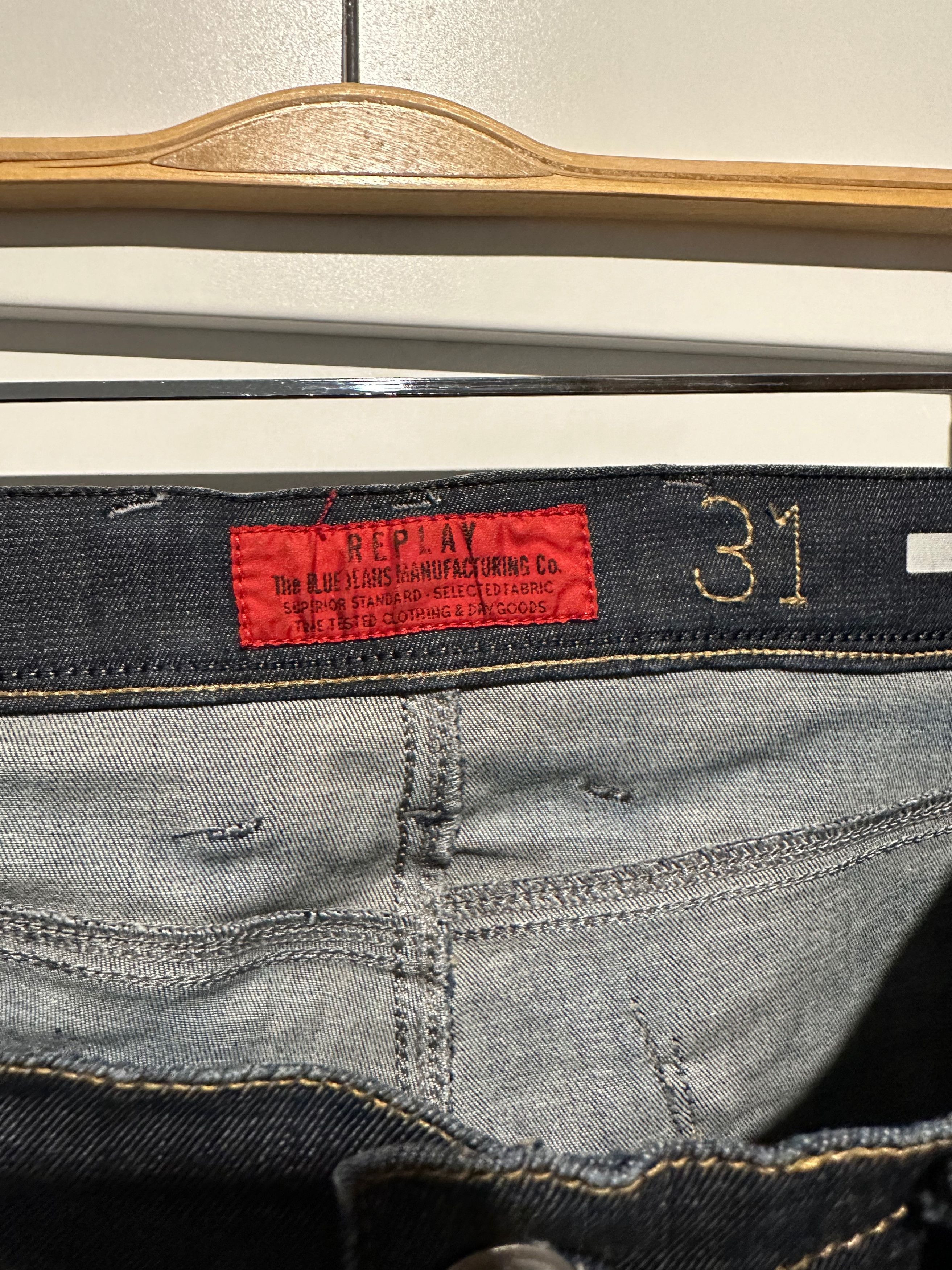 Replay REPLAY Anbass Stretch slim fit denim pants jeans Size US 31 - 12 Thumbnail