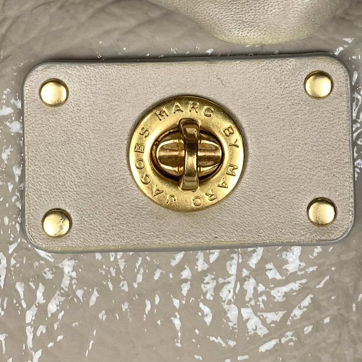 Marc by Marc Jacobs Marc Jacobs Leather Handle Tote Removable Shoulder Strap Tan Size ONE SIZE - 3 Thumbnail