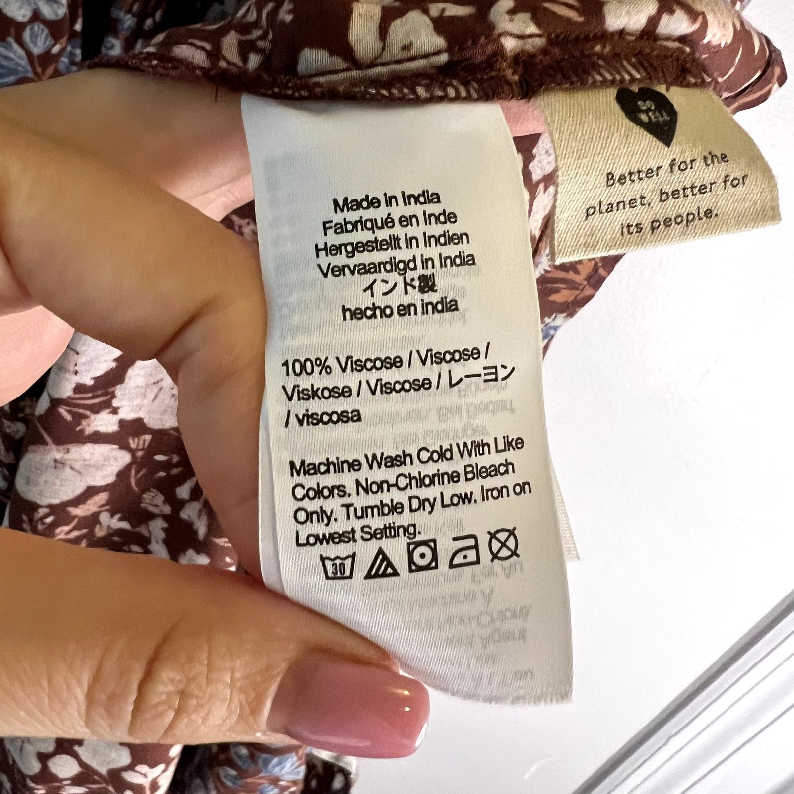 Madewell Madewell Challis Wrap Midi Dress in Woodland Floral V-neck Size XS / US 0-2 / IT 36-38 - 7 Thumbnail
