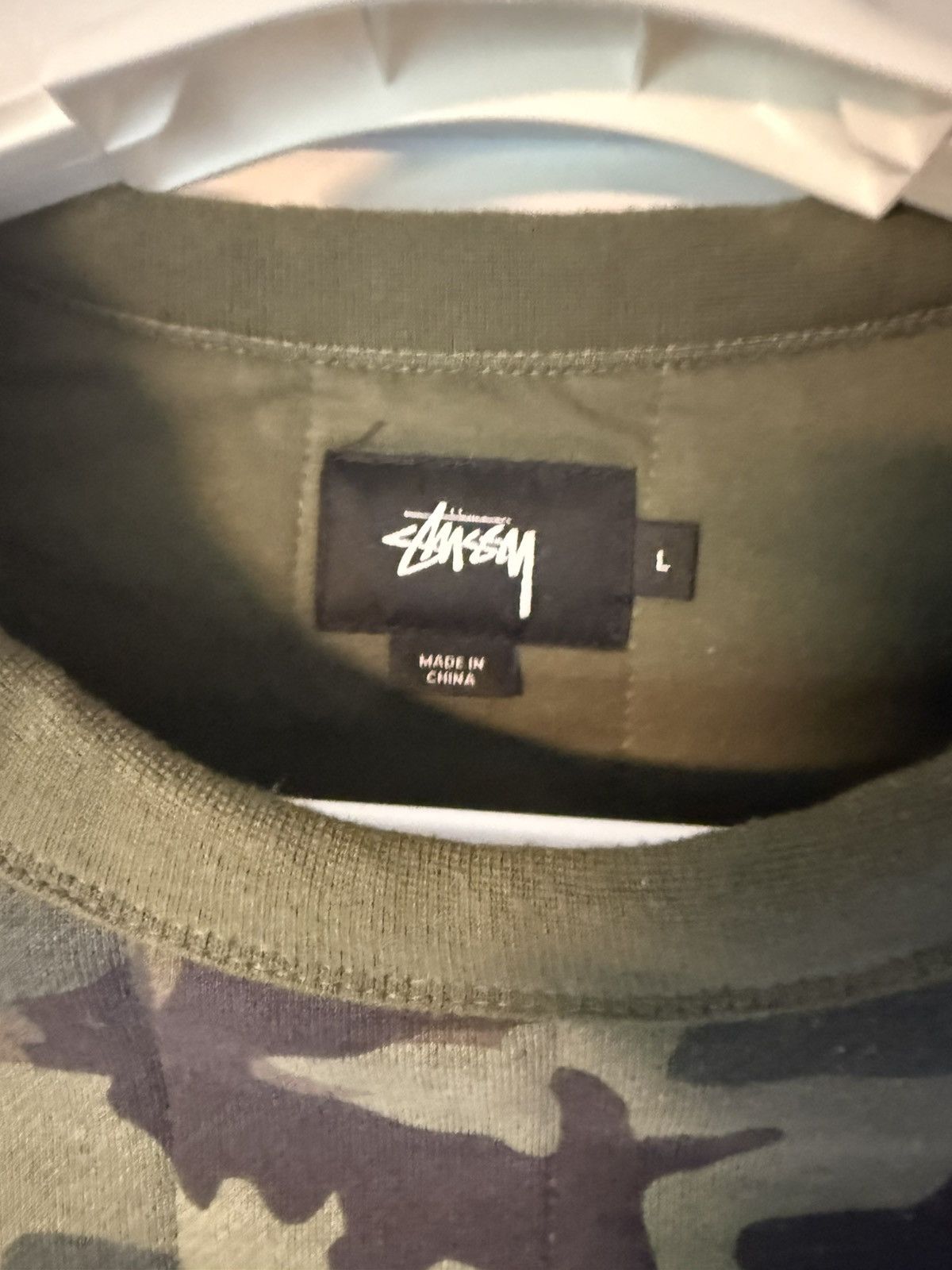Stussy Stussy camo quilted crewneck sweatshirt Size US L / EU 52-54 / 3 - 2 Thumbnail