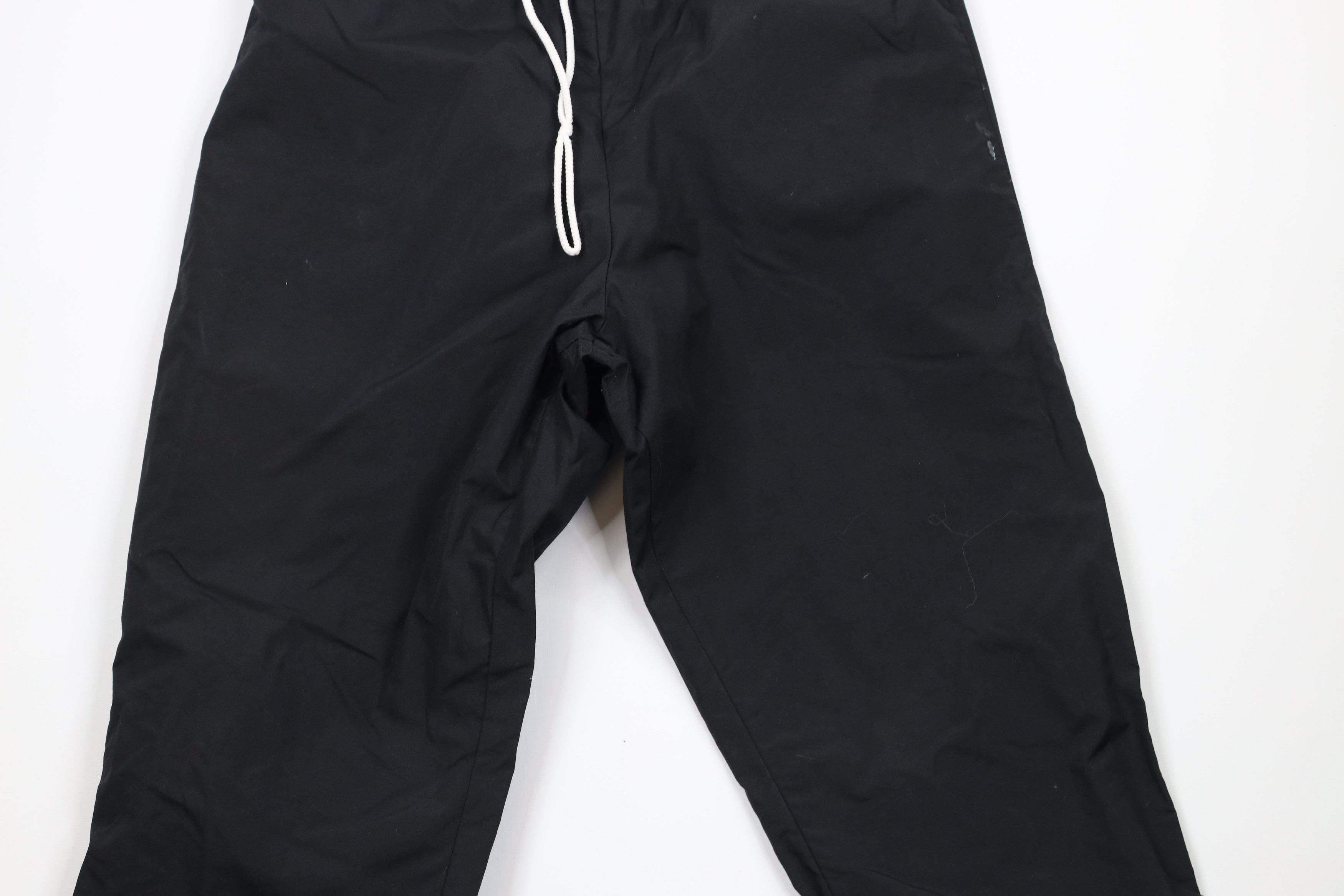Vintage Vintage 80s Streetwear Rain Pants Joggers Black USA Size US 36 / EU 52 - 3 Thumbnail
