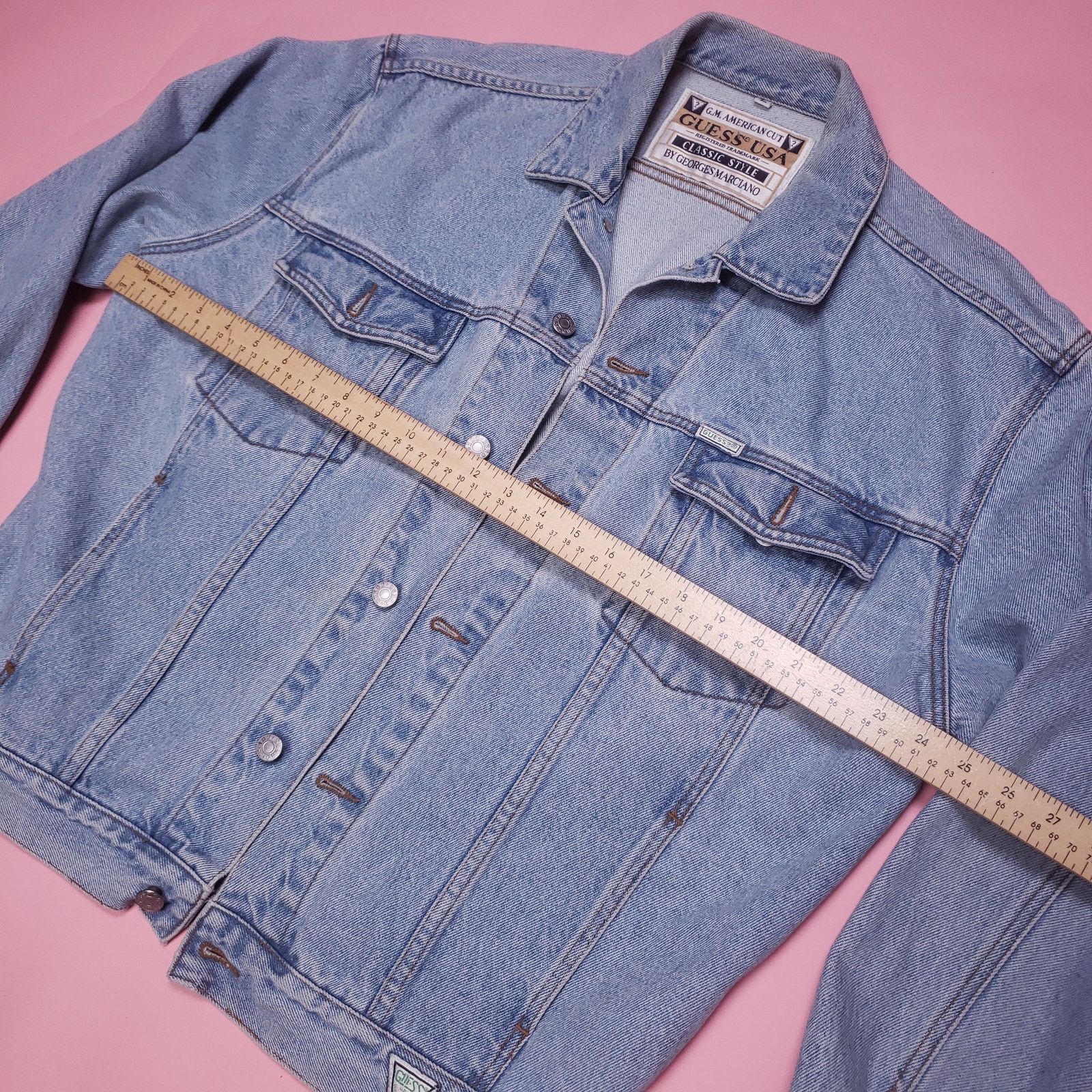 Vintage Vtg Georges Marciano for Guess denim jacket Size US M / EU 48-50 / 2 - 5 Thumbnail