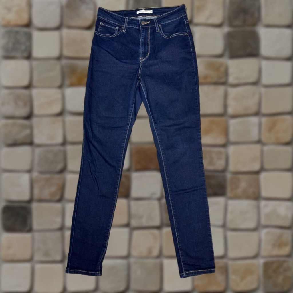 Levi's Levi's 721 Jeans Womens 28 Blue Denim Cotton Stretch High Rise Skinny Leg 28x29 Size 28" / US 6 / IT 42 - 1 Thumbnail