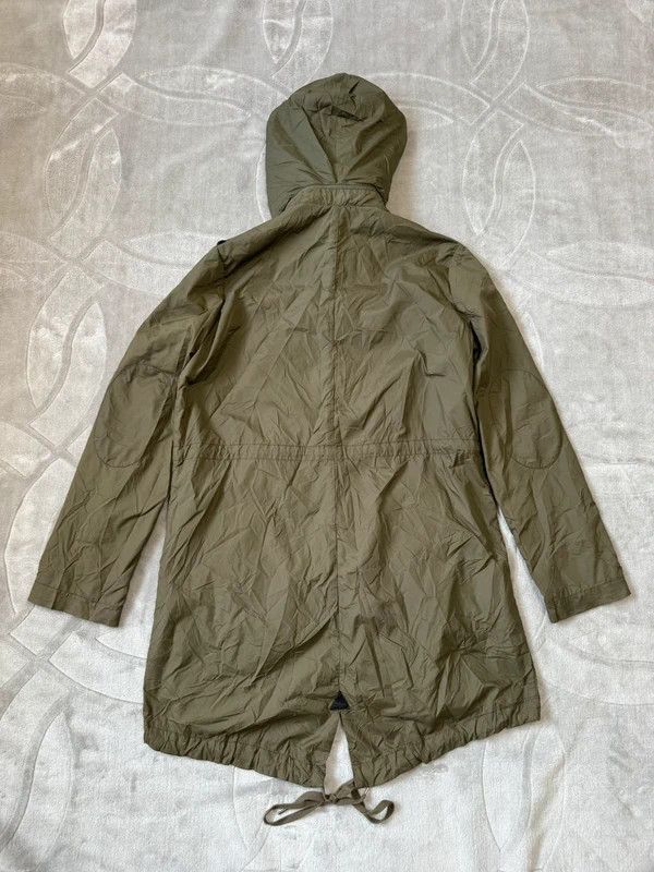 Diesel Black Gold Diesel Black Gold Military Parka Coat Jacket Nylon Leather S Size S / US 4 / IT 40 - 2 Thumbnail