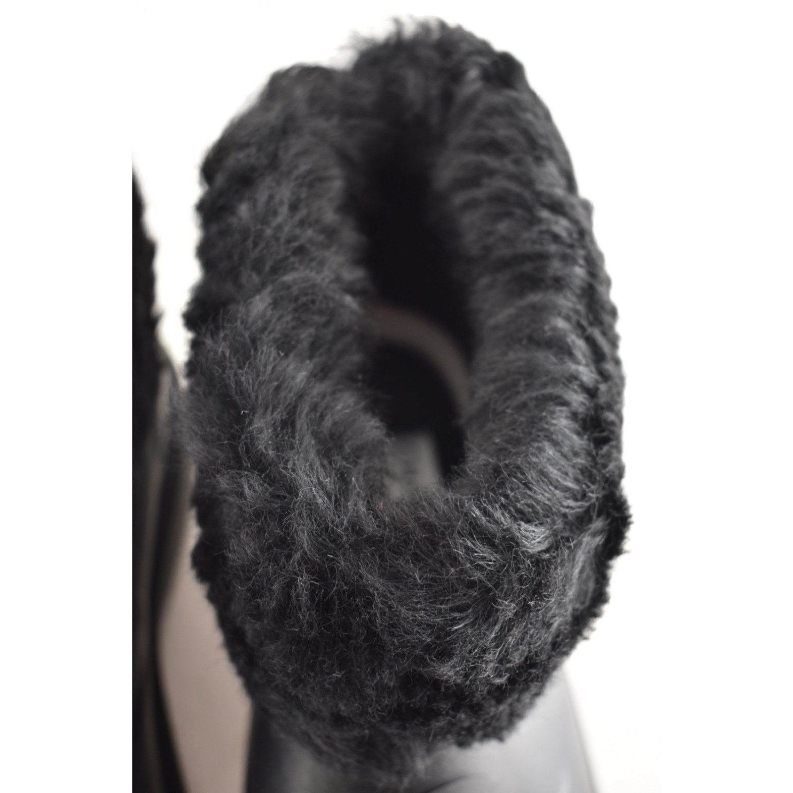 Chanel Chanel 24K Black Shearling Rubber CC Ankle Rain Boots 42 Size US 11 / IT 41 - 12 Thumbnail
