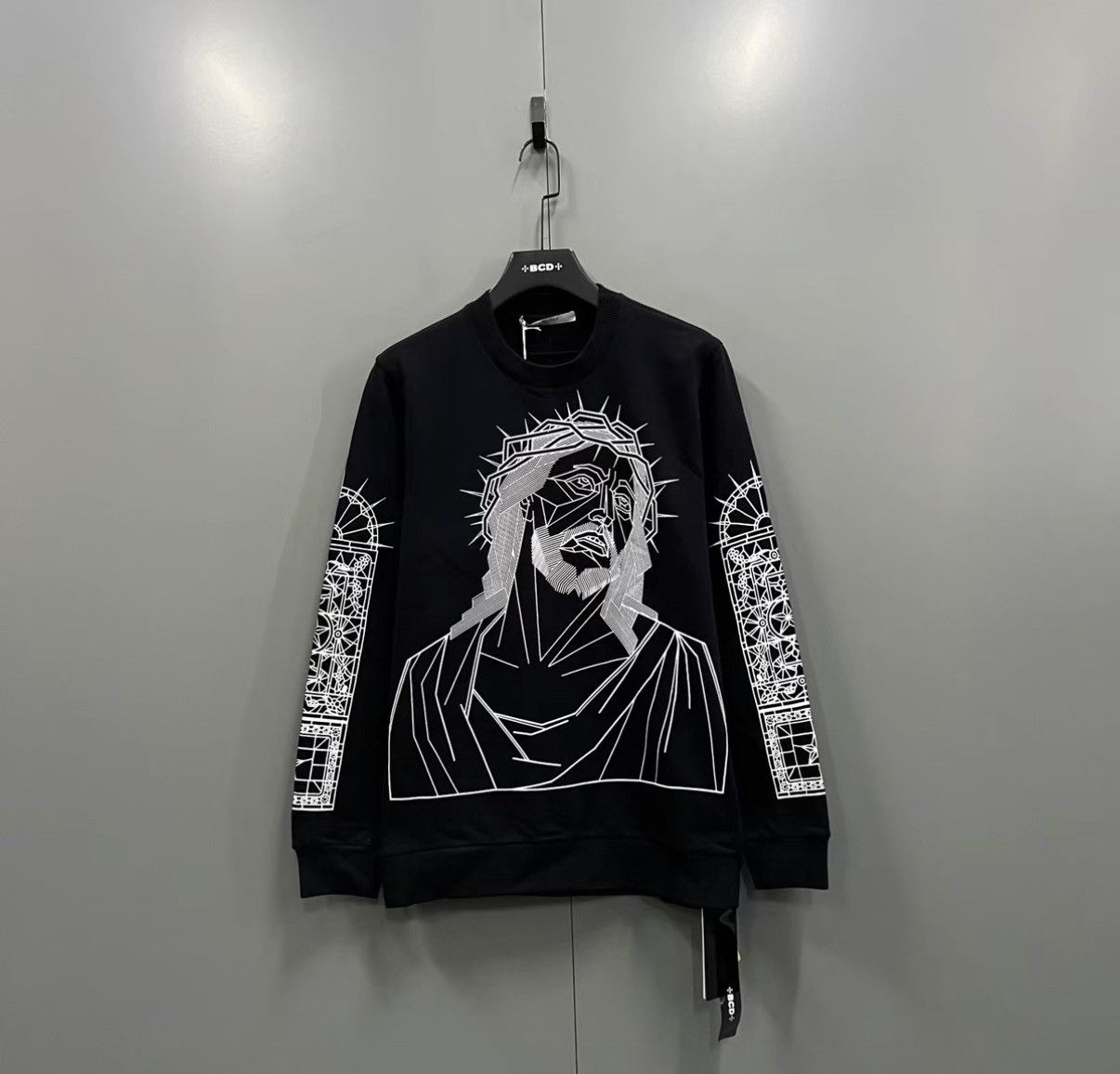 Givenchy Givenchy Black Line Figure Print Sweatshirt J41 Size US S / EU 44-46 / 1 - 1 Thumbnail
