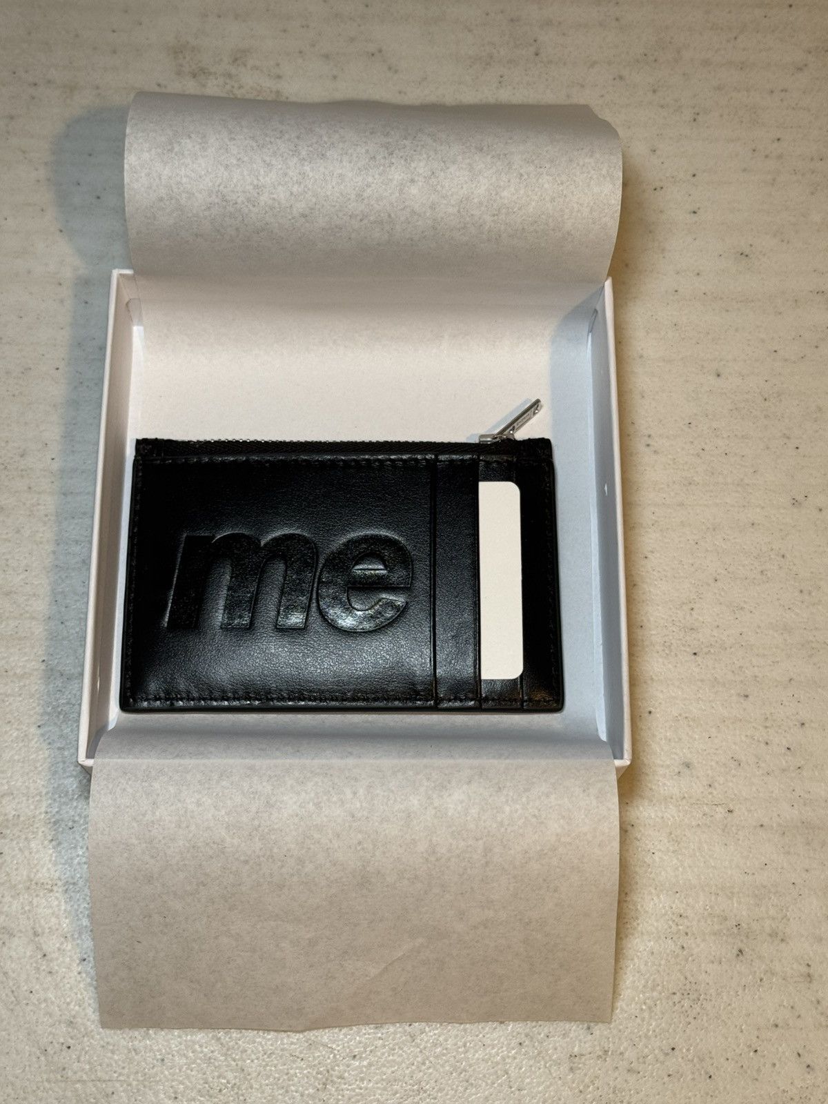 Supreme Supreme Leather Zip Card Holder Size ONE SIZE - 5 Thumbnail