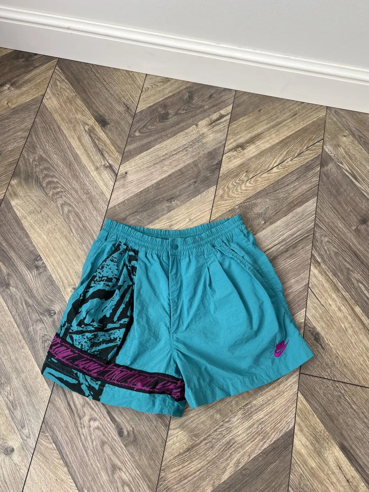 Nike × Vintage Vintage 90's Nike Challenge Court Andre Agassi Shorts Tennis Size US 28 / EU 44 - 1 Thumbnail