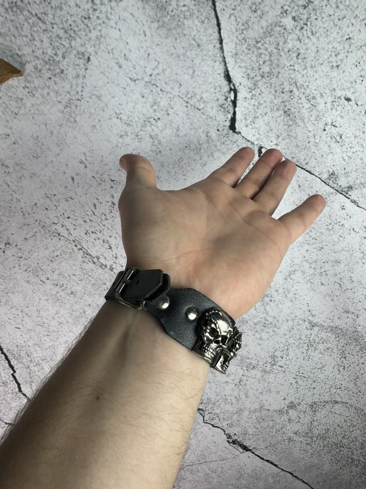 Other Punk Skeleton Skull metal Bracelet Size ONE SIZE - 3 Thumbnail