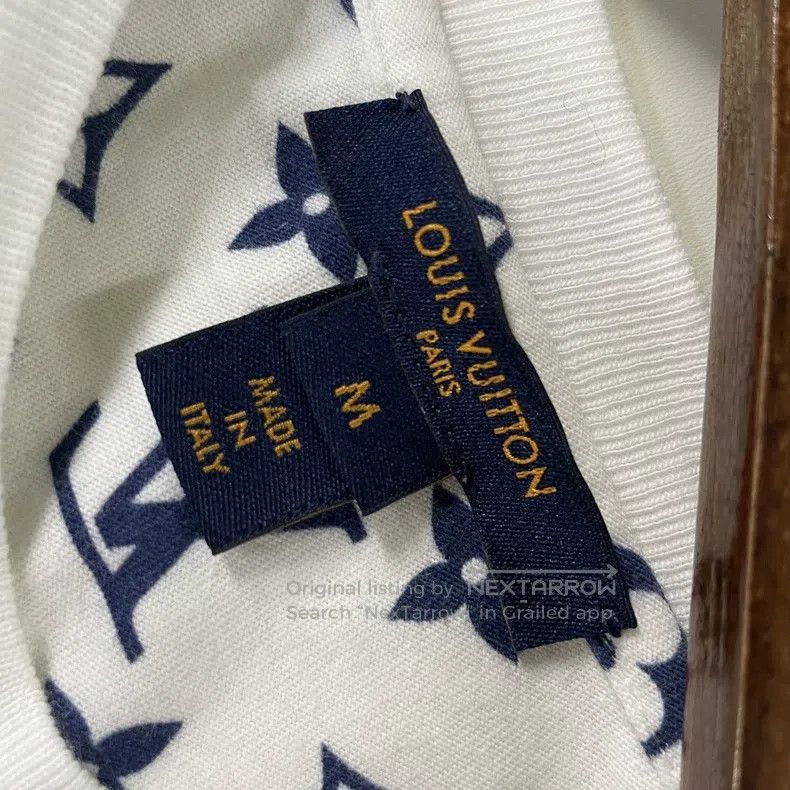 Louis Vuitton Louis Vuitton Neckline chain and full Logo short sleeves Size US M / EU 48-50 / 2 - 5 Thumbnail