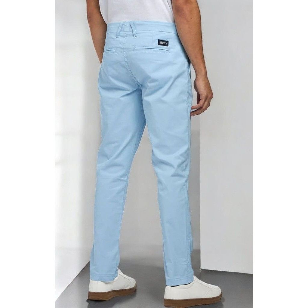 Ben Sherman Ben Sherman Slim Fit Chino Pants Cerulean Blue NEW 30X32 Size US 30 / EU 46 - 5 Thumbnail