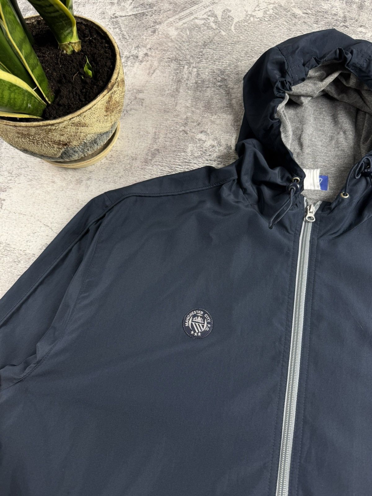 Reebok Reebok Manchester City Kit Jersey Football Soccer Light Track Jacket Windbreaker Size US L / EU 52-54 / 3 - 6 Thumbnail