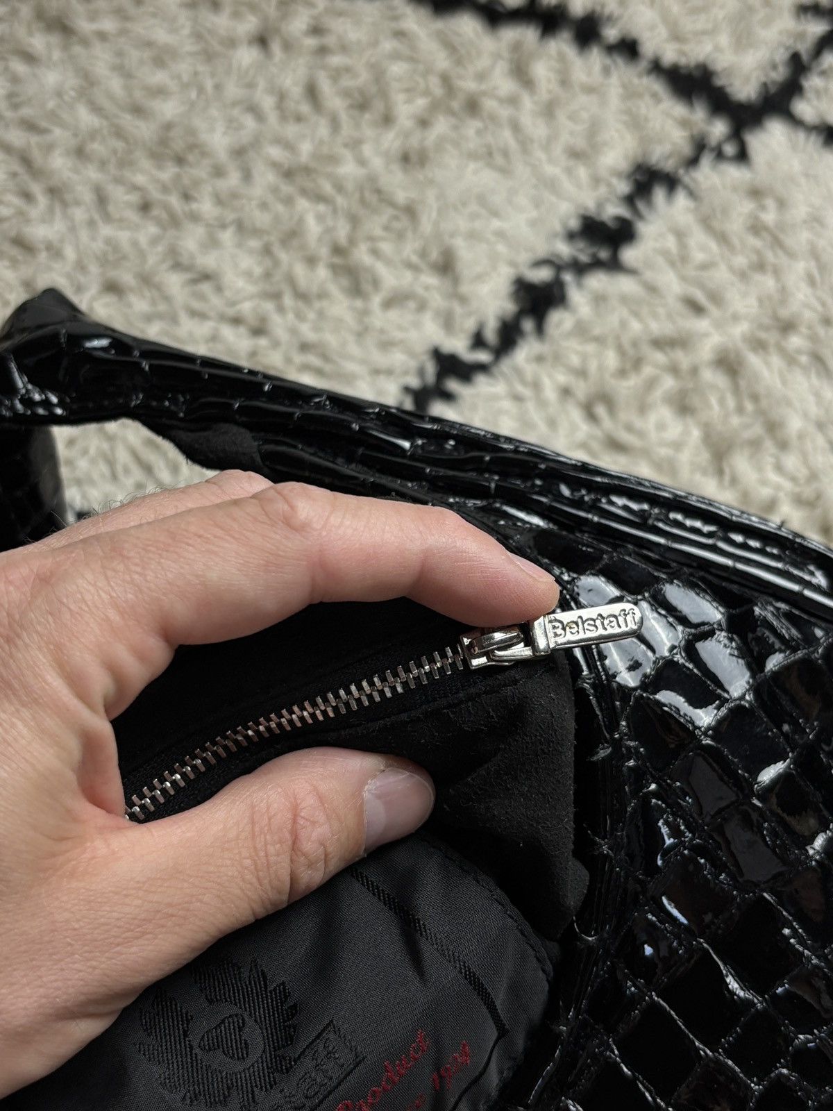 Belstaff Archive Belstaff Avant Garde Leather Biker Hand Bag Y2K Rare Size ONE SIZE - 9 Thumbnail