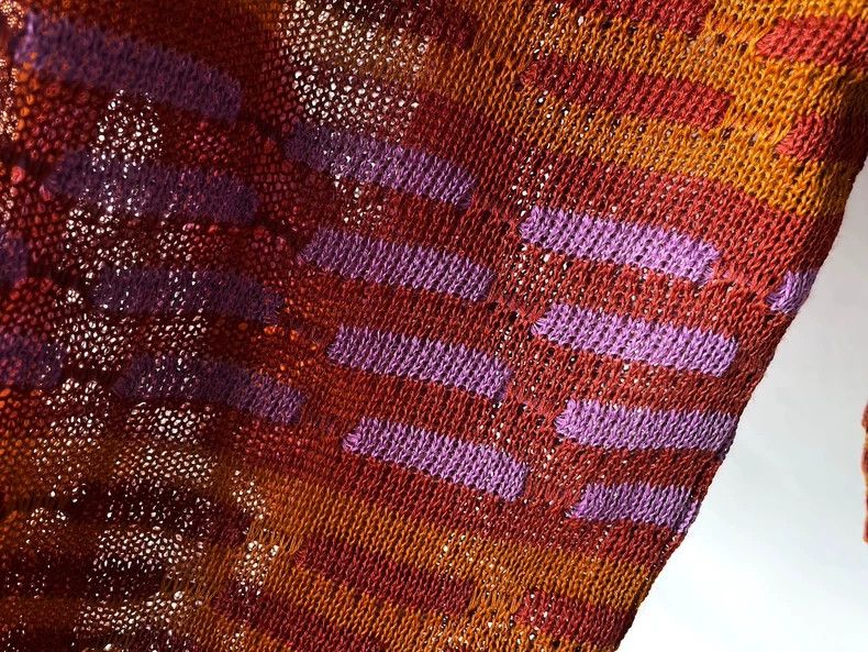 Issey Miyake Issey Miyake Orange-red linen knitted sweater Size M / US 6-8 / IT 42-44 - 4 Thumbnail