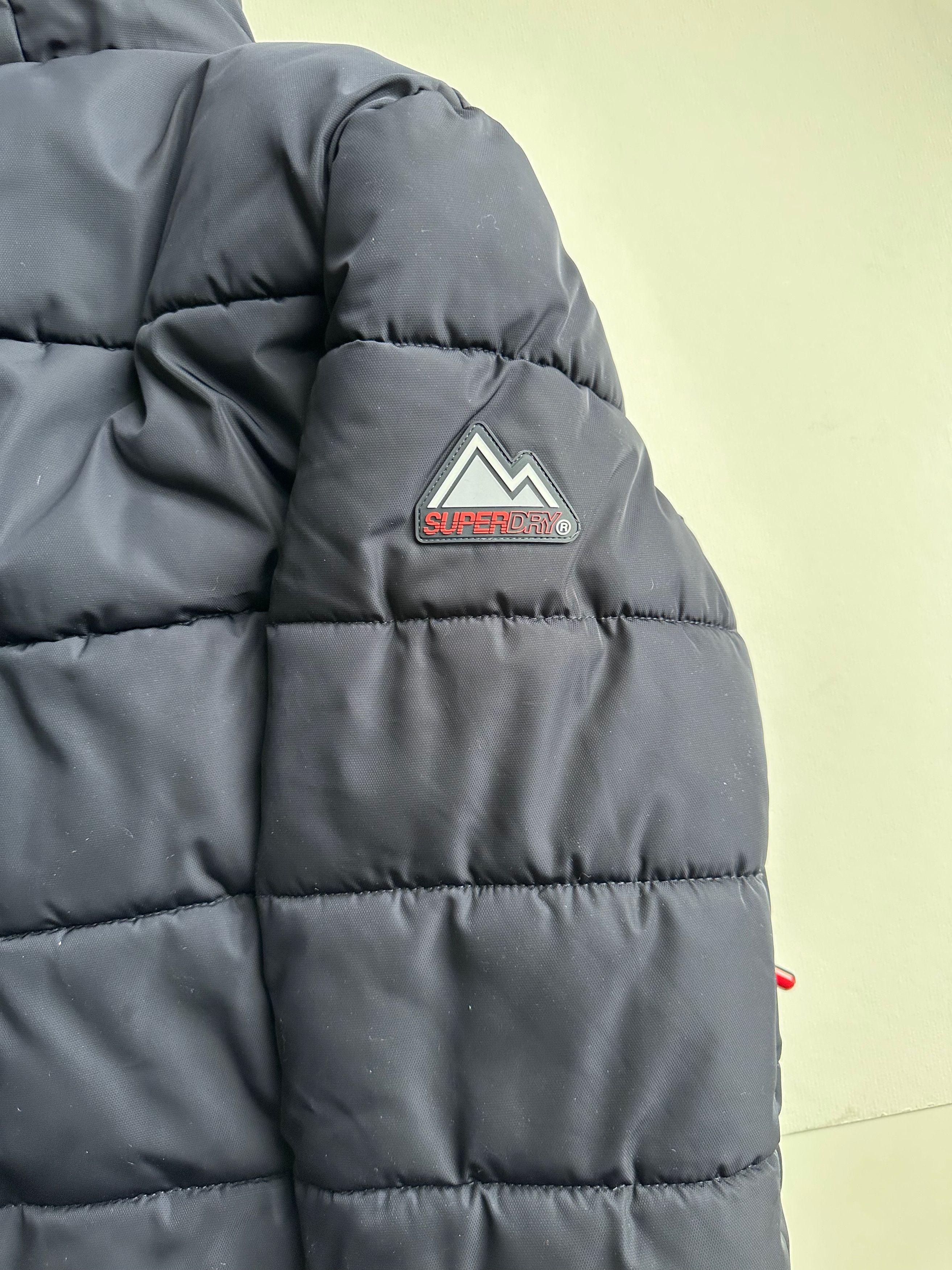 Superdry SuperDry Hooded Puffer Bomber Jacket - Navy - XL Size US XL / EU 56 / 4 - 9 Thumbnail