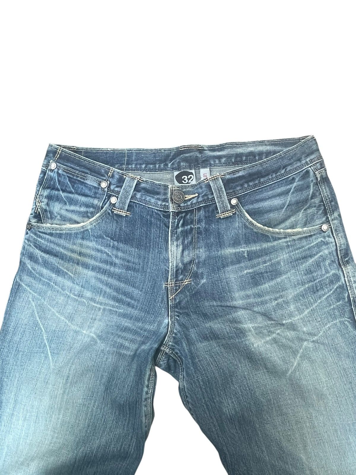 Levi's × Vintage Vintage Levis Engineered Distresed Denim Size US 33 - 6 Thumbnail