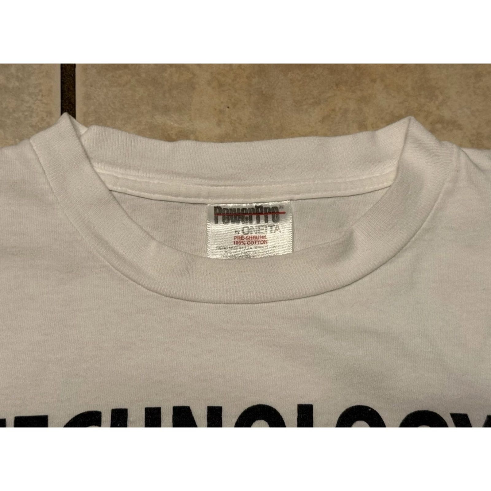 Vintage VINTAGE Dilbert Shirt Large White 90s Crew Neck Graphic Print Cotton Men Size US L / EU 52-54 / 3 - 7 Thumbnail