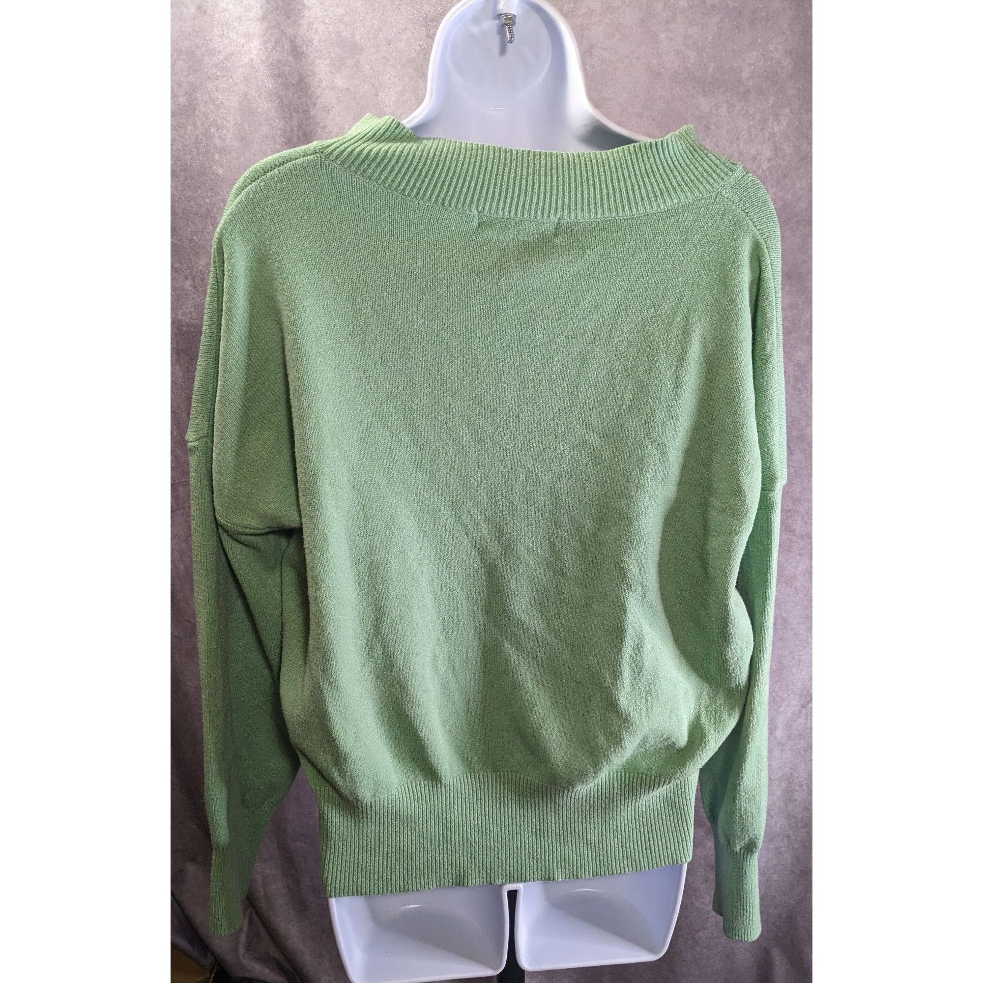 Other Philosophy Republic Clothing Mint Green Knit V-Neck Sweater Size XL / US 12-14 / IT 48-50 - 2 Thumbnail