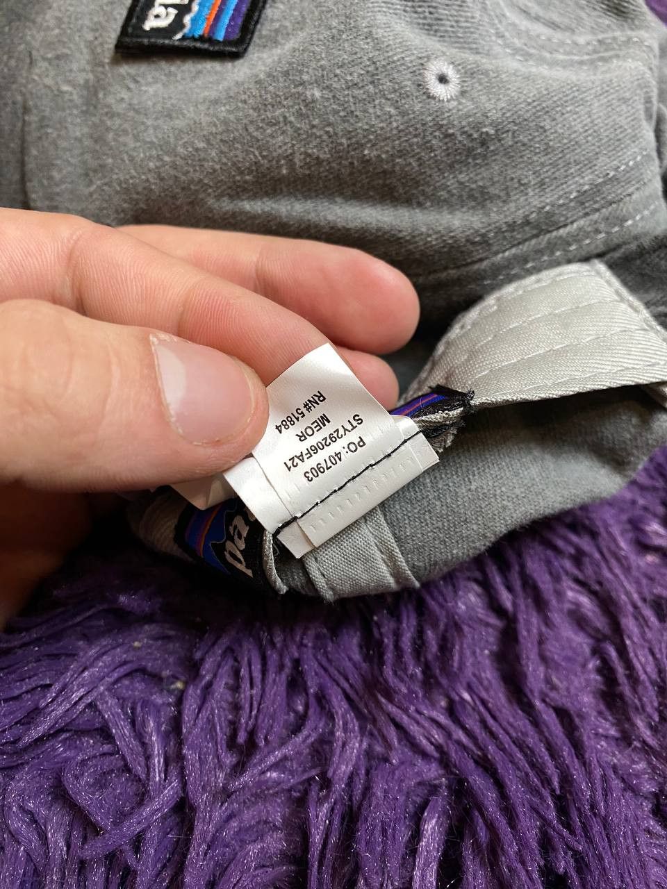 Patagonia × Vintage Vintage Patagonia Cap Snapback Big Logo Streetwear Y2K Size ONE SIZE - 2 Thumbnail