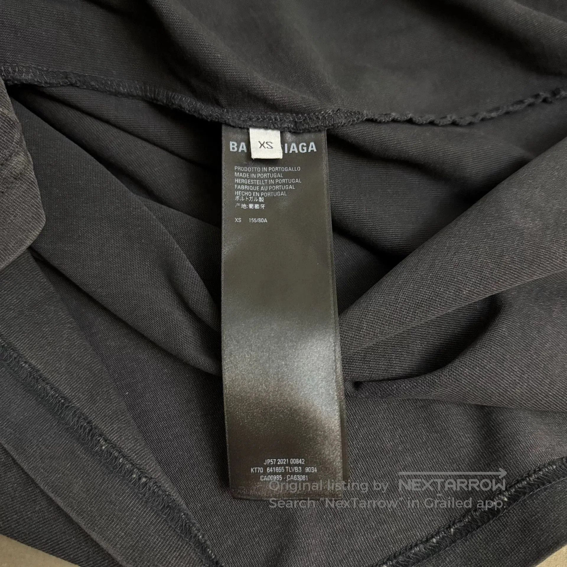 Balenciaga Balenciaga Reverse Embroidery Logo T. Size US XS / EU 42 / 0 - 6 Thumbnail