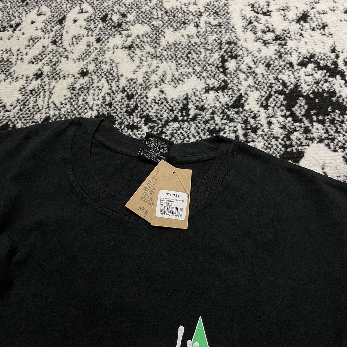 Stussy Stussy tee black Size US L / EU 52-54 / 3 - 6 Thumbnail