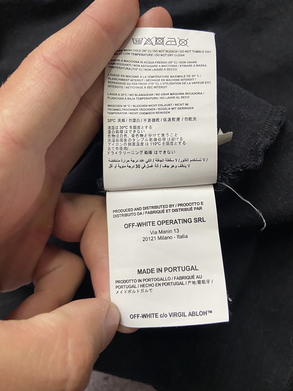 Off-White Off-White Mini Caravaggio Tee Size US M / EU 48-50 / 2 - 8 Thumbnail