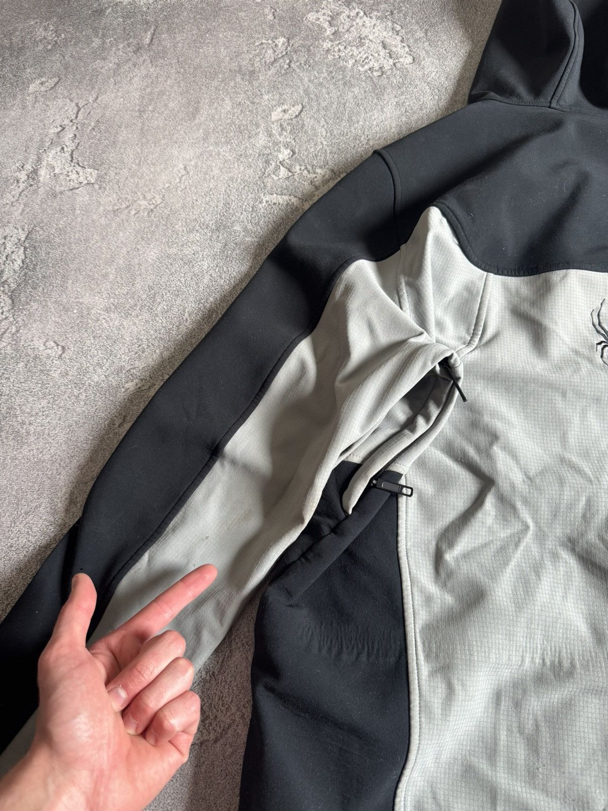 Spyder Spyder L outdoor Softshell jacket hooded zip gorpcore Size US L / EU 52-54 / 3 - 22 Thumbnail