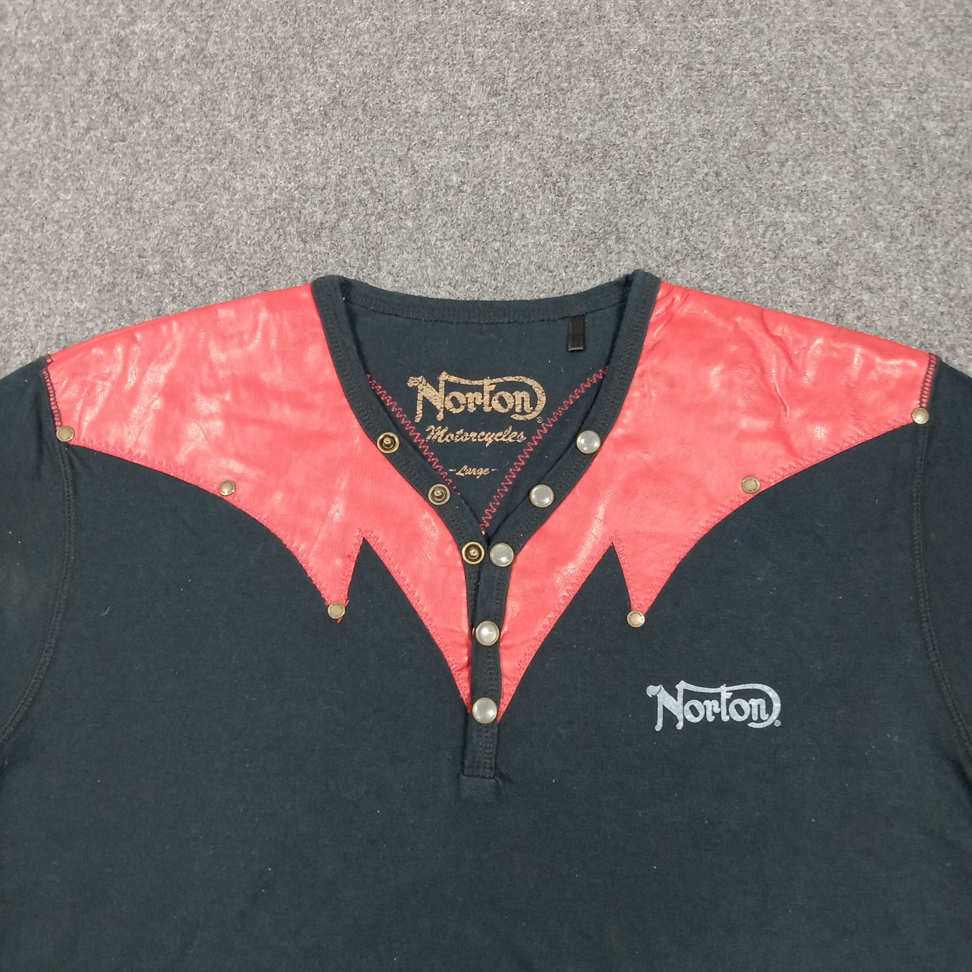 Norton Norton Motorcycles Cafe Racer Rocker Tshirt C285N1 Size US M / EU 48-50 / 2 - 2 Thumbnail