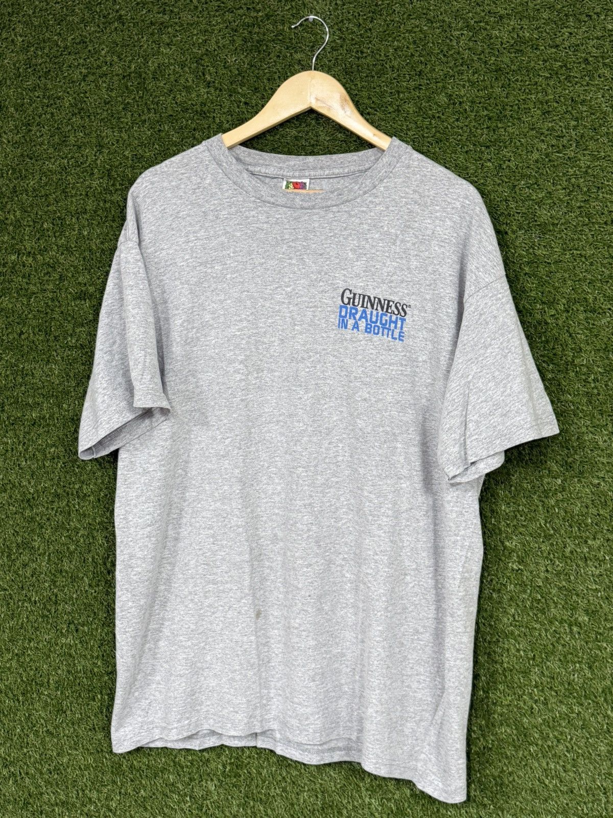 Vintage Vintage Guinness Draught Draft Beer Grey Heavyweight Tee XL Size US XL / EU 56 / 4 - 3 Thumbnail
