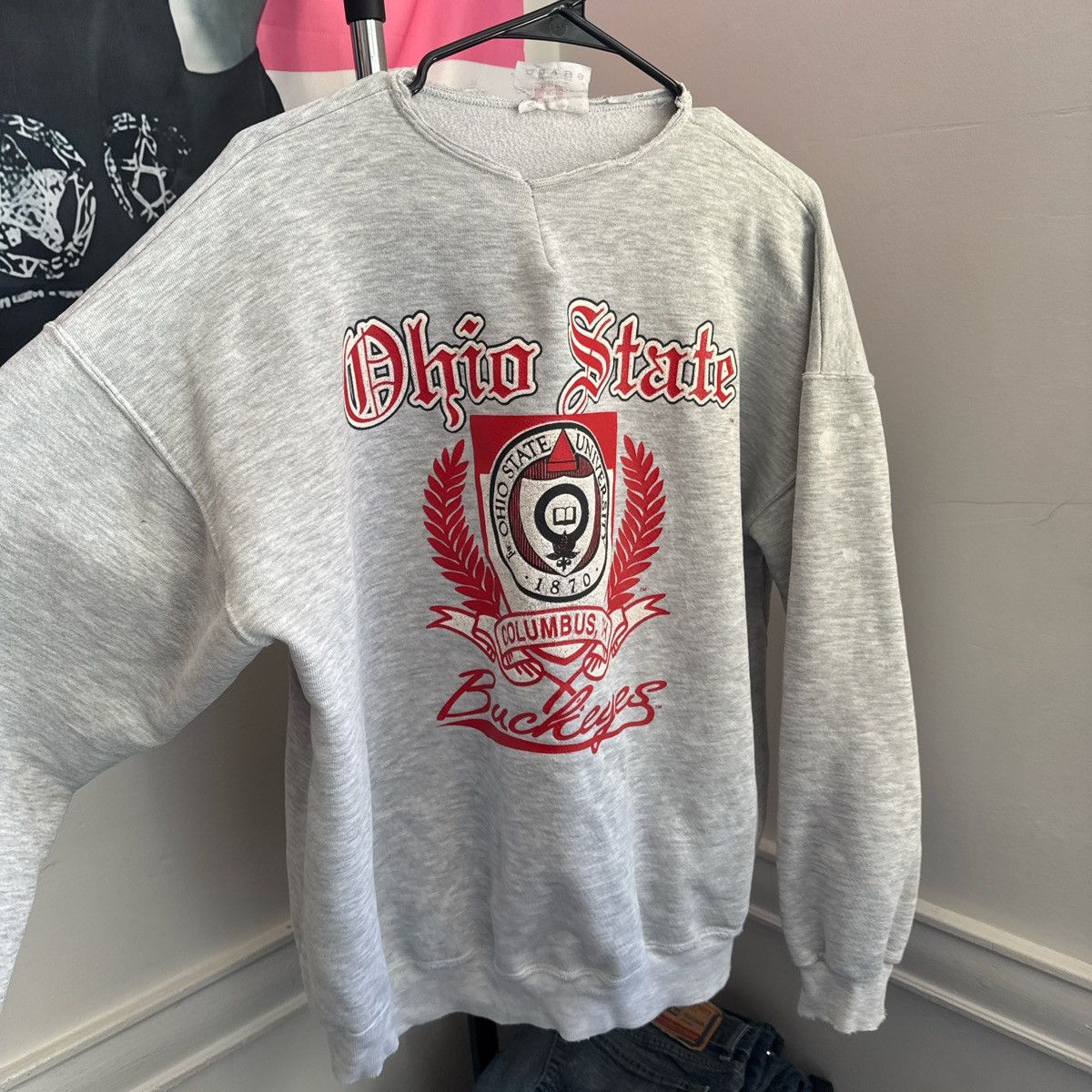 Other Vintage 1990s grey ohio state college sweater Size US L / EU 52-54 / 3 - 1 Thumbnail