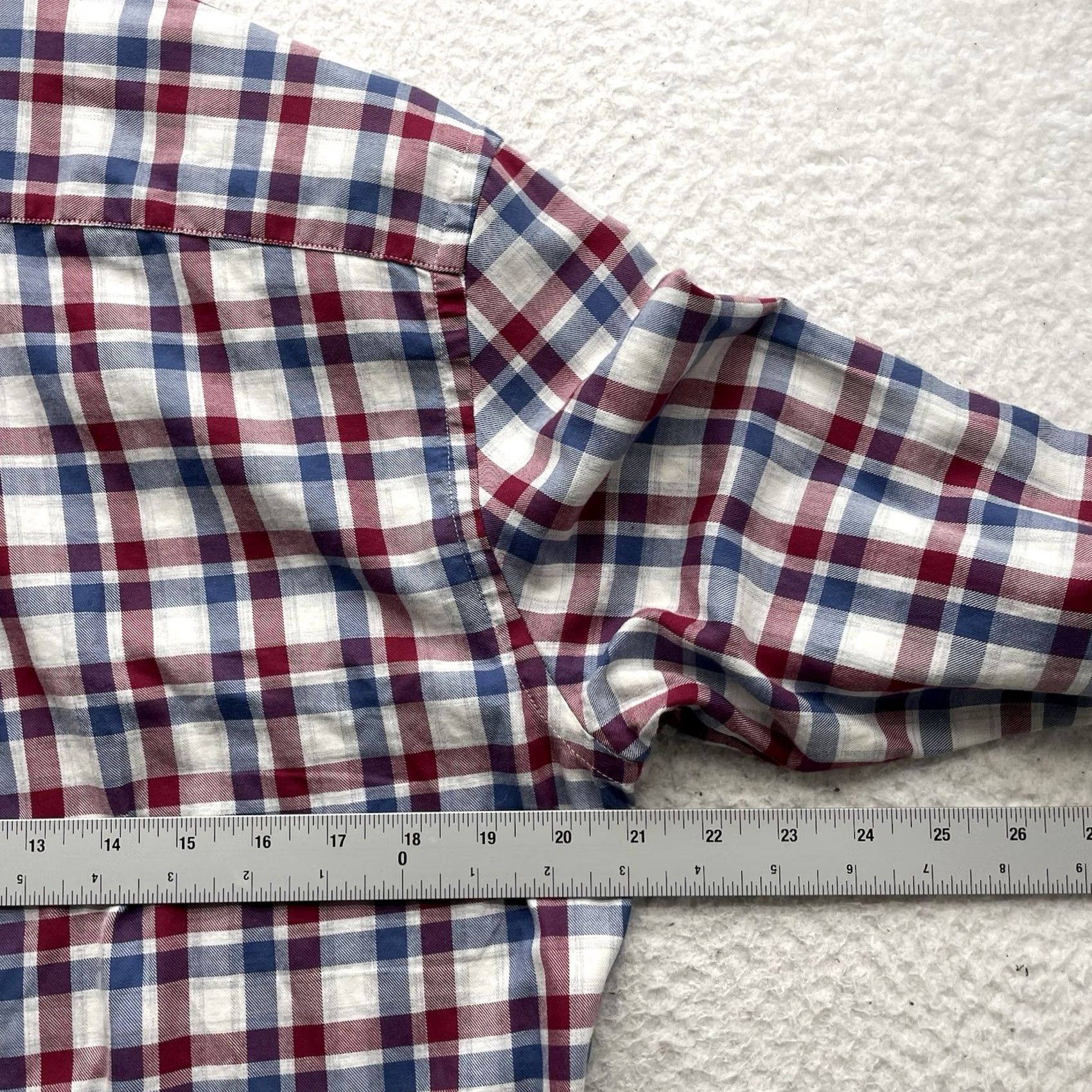 Vineyard Vines Vineyard Vines Murray Shirt Mens S Classic Fit Red Blue Plaid Check Preppy Size US S / EU 44-46 / 1 - 7 Thumbnail