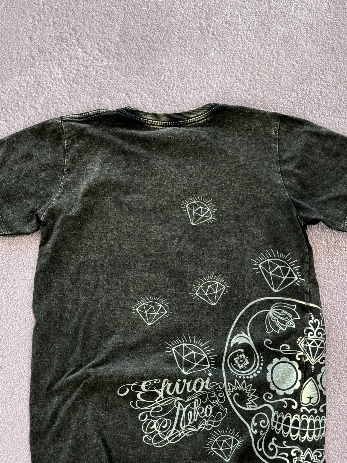 Japanese Brand 00s Shiroi Neko Y2K Faded Grunge T-Shirt Size US S / EU 44-46 / 1 - 9 Thumbnail