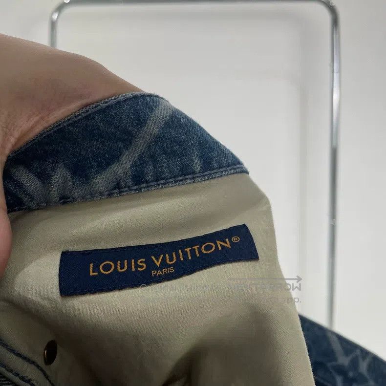 Louis Vuitton Louis Vuitton Full print denim shorts Size US 30 / EU 46 - 4 Thumbnail