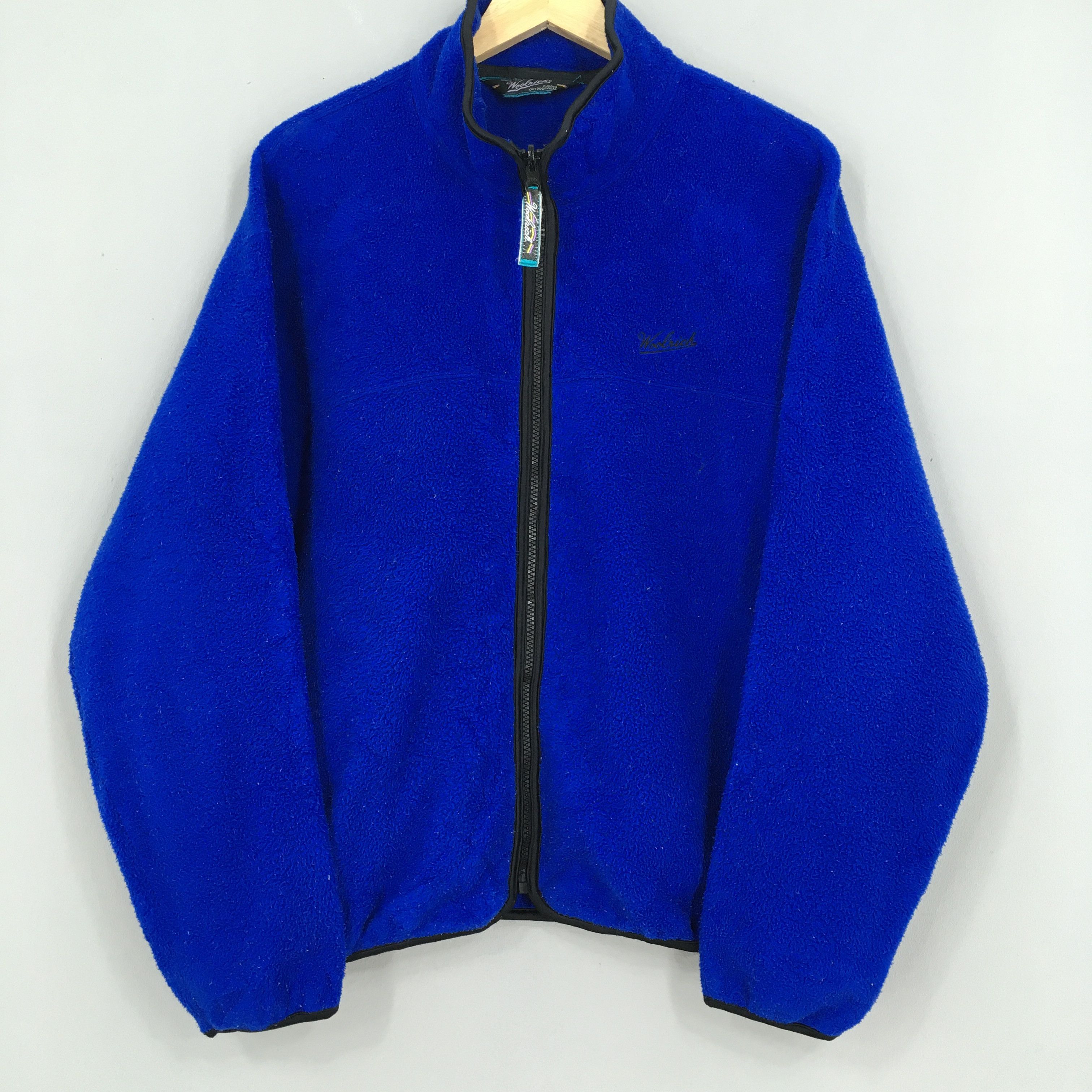 Polartec × Vintage × Woolrich Woolen Mills Vintage Woolrich Polartec Fleece Blue Sweatshirt Large Size US L / EU 52-54 / 3 - 3 Thumbnail