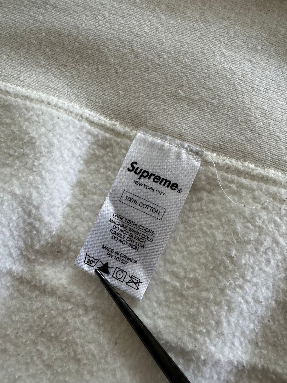 Supreme Supreme Box Logo Crewneck FW2013 - White Size US L / EU 52-54 / 3 - 8 Thumbnail