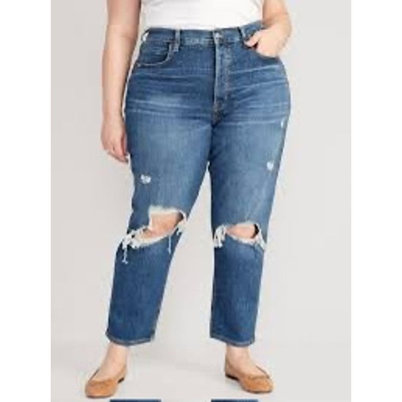 Old Navy NWT Old Navy Extra High Rise Curvy Sky Hi Straight Size 16 Size 32" / US 10 / IT 46 - 5 Thumbnail