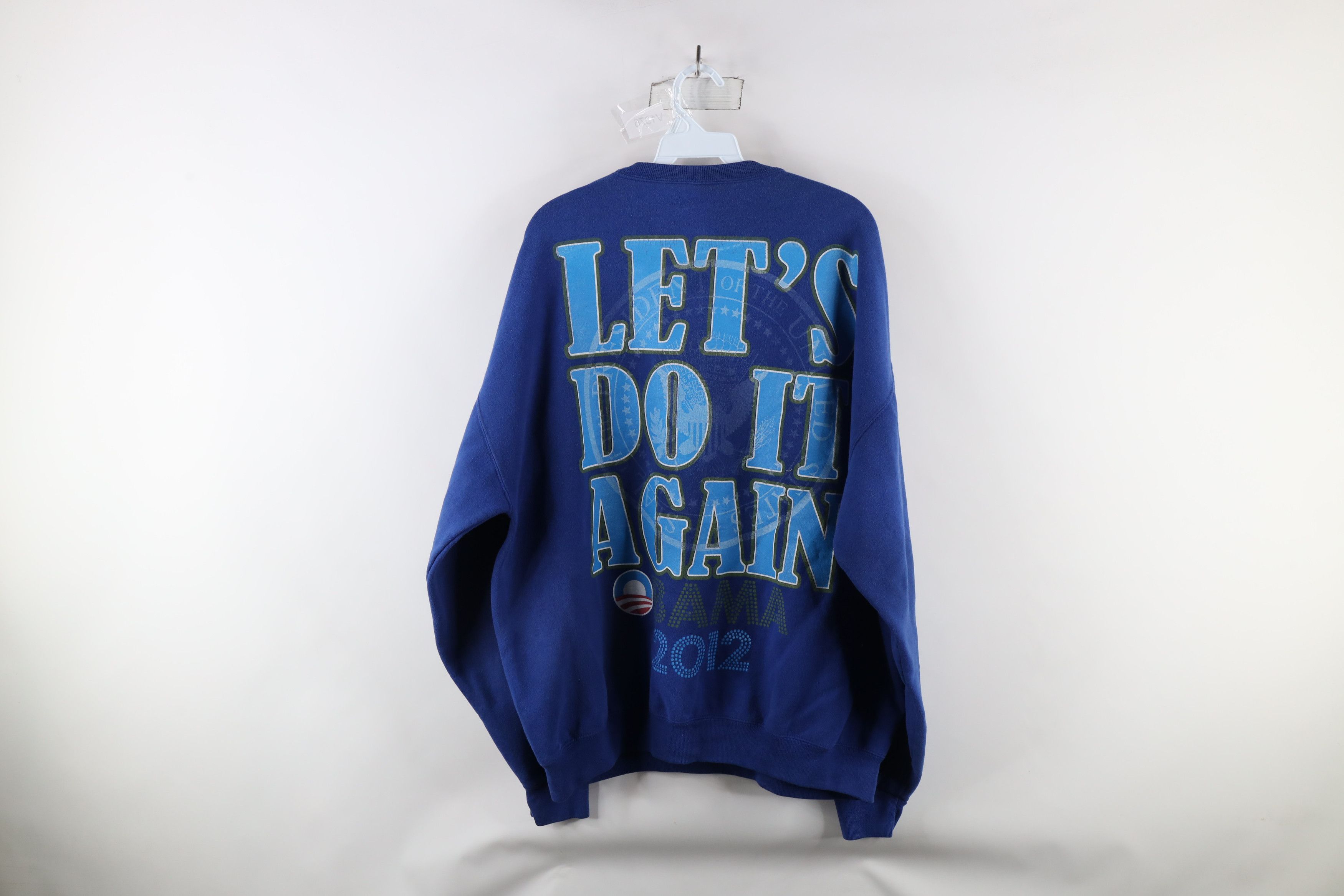 Vintage Vintage Y2K 2012 President Barack Obama Crewneck Sweatshirt Size US XL / EU 56 / 4 - 9 Thumbnail