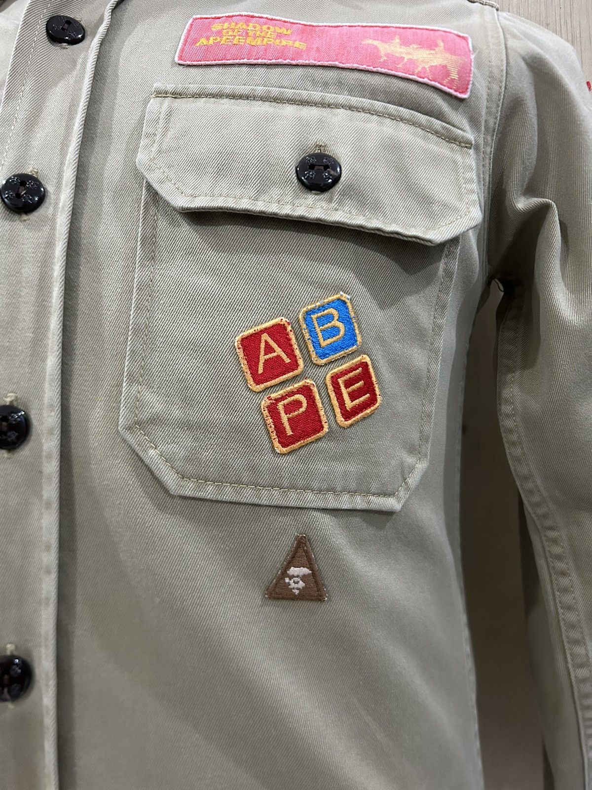 Bape Vintage BAPE Boy Scout Shirt Size US S / EU 44-46 / 1 - 5 Thumbnail