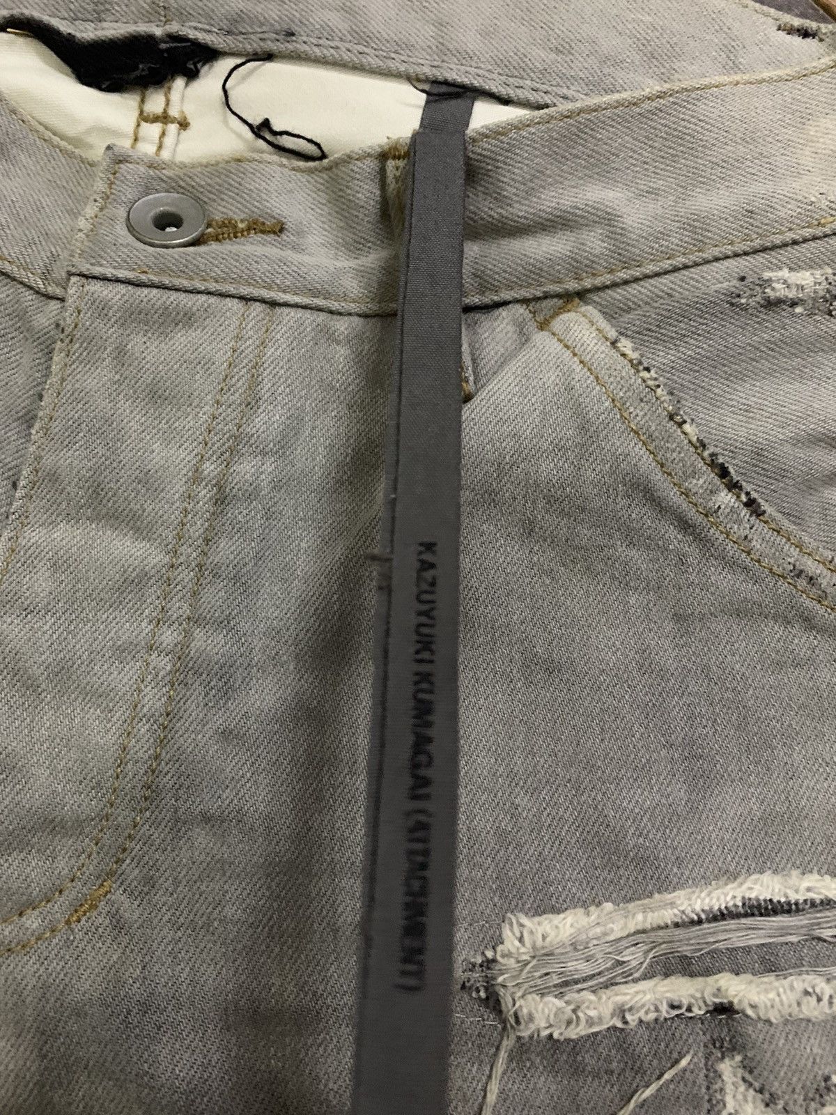 Kazuyuki Kumagai Attachment 💥Kazuyuki kumagai Attachment Ripped Denim Size US 29 - 10 Thumbnail
