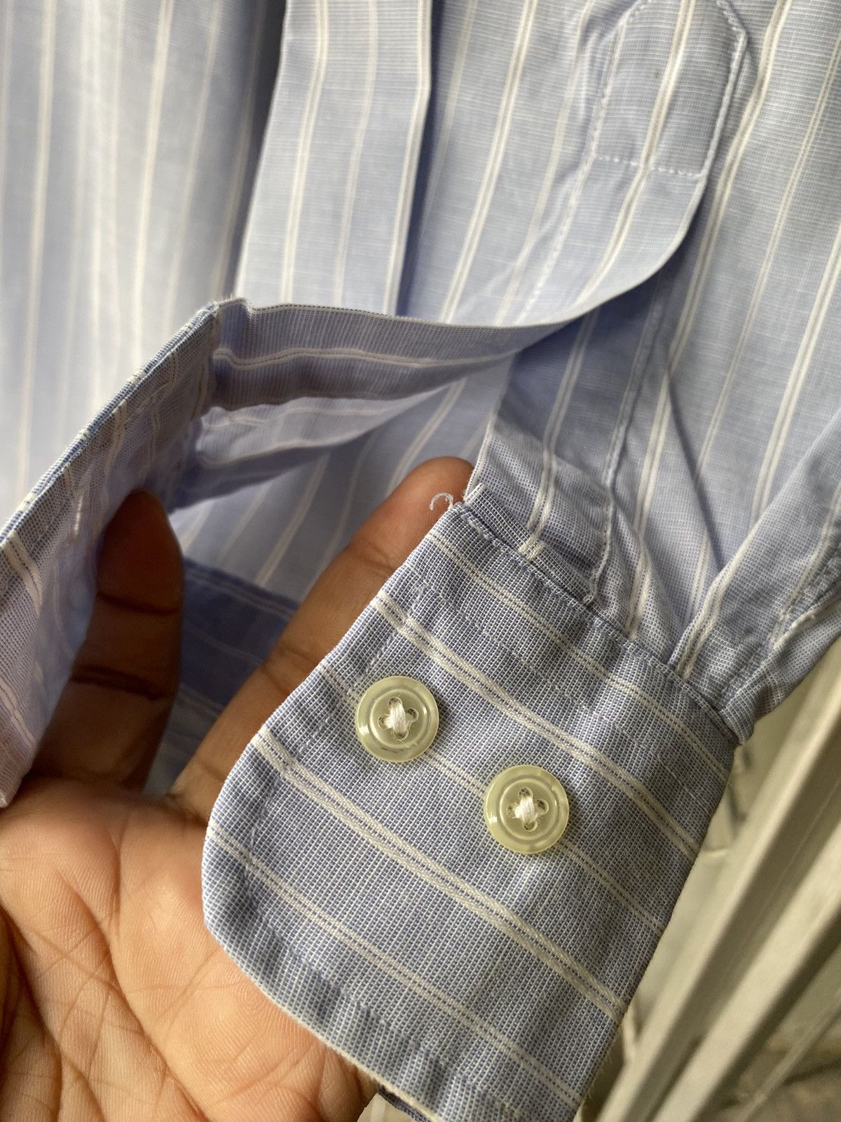 Christian Dior Monsieur Christian Dior vintage strip shirt Size US XL / EU 56 / 4 - 9 Thumbnail