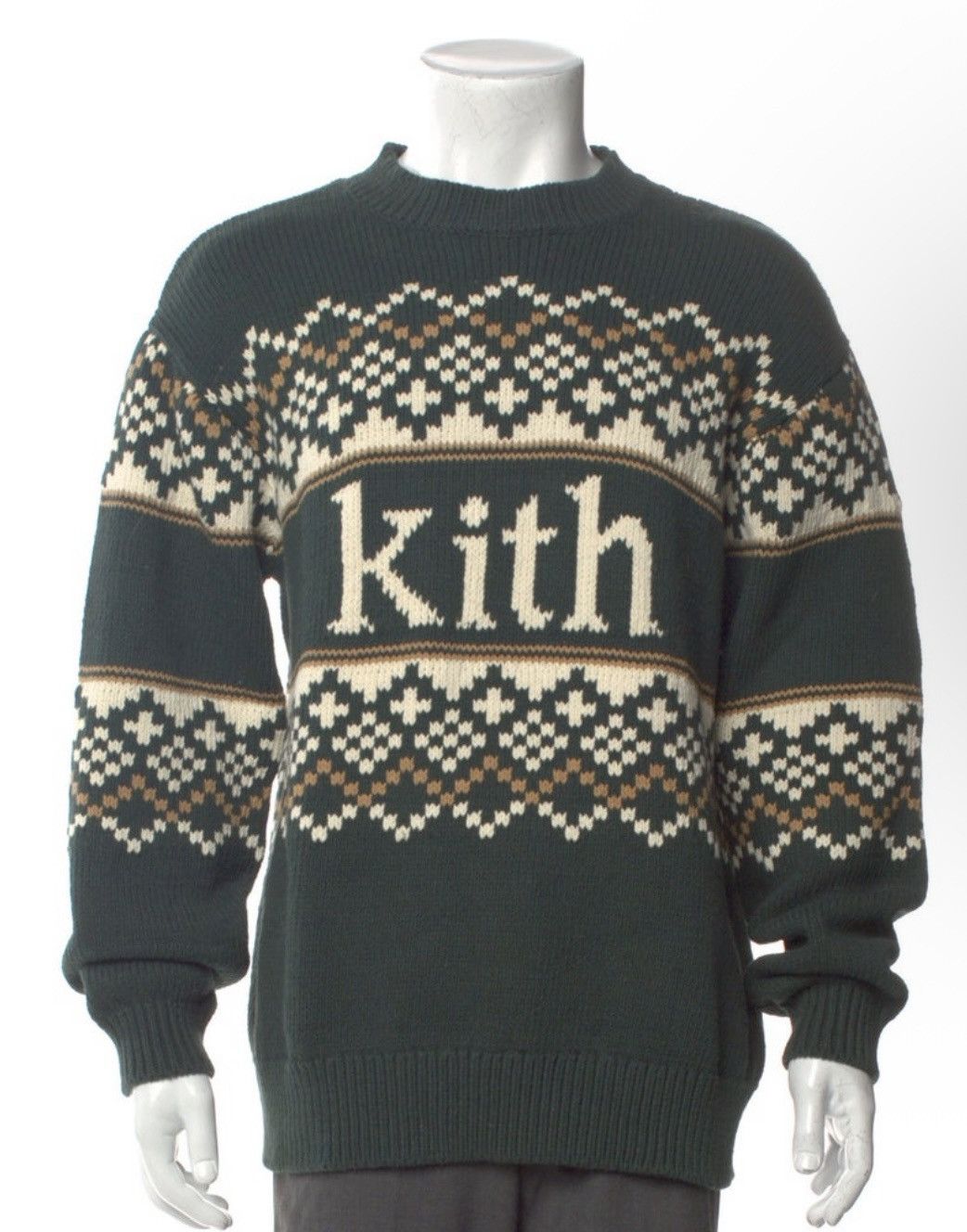 Kith Kith Spruce Cardigan Green/Multi | Grailed