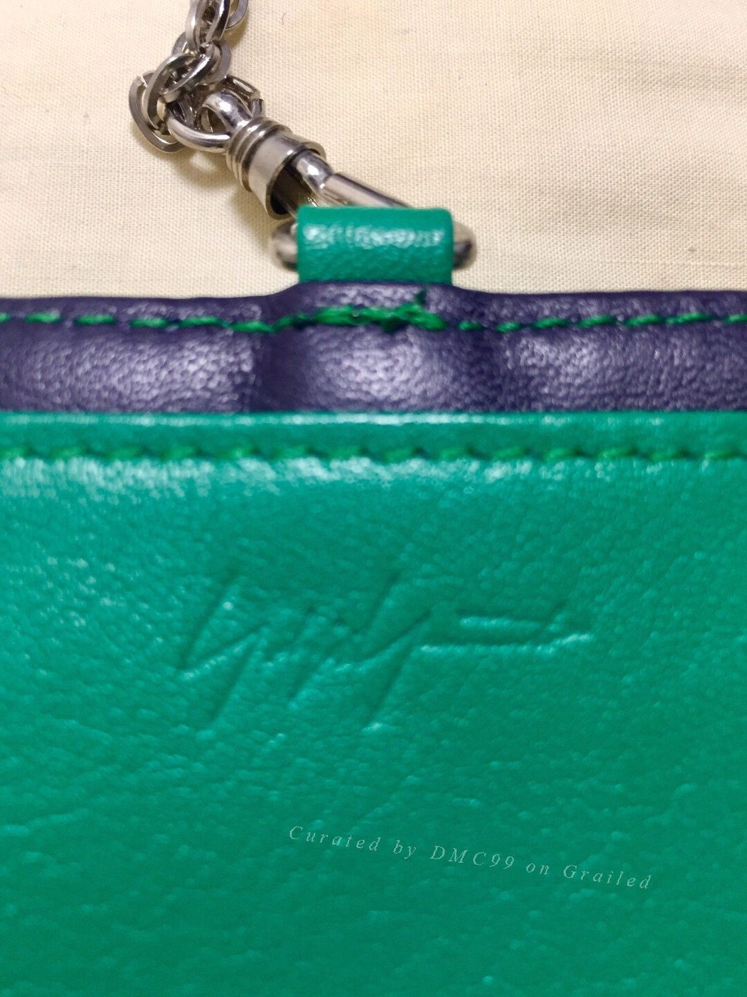 Yohji Yamamoto Yohji Yamamoto Main Line Green Card Case Size ONE SIZE - 1 Thumbnail